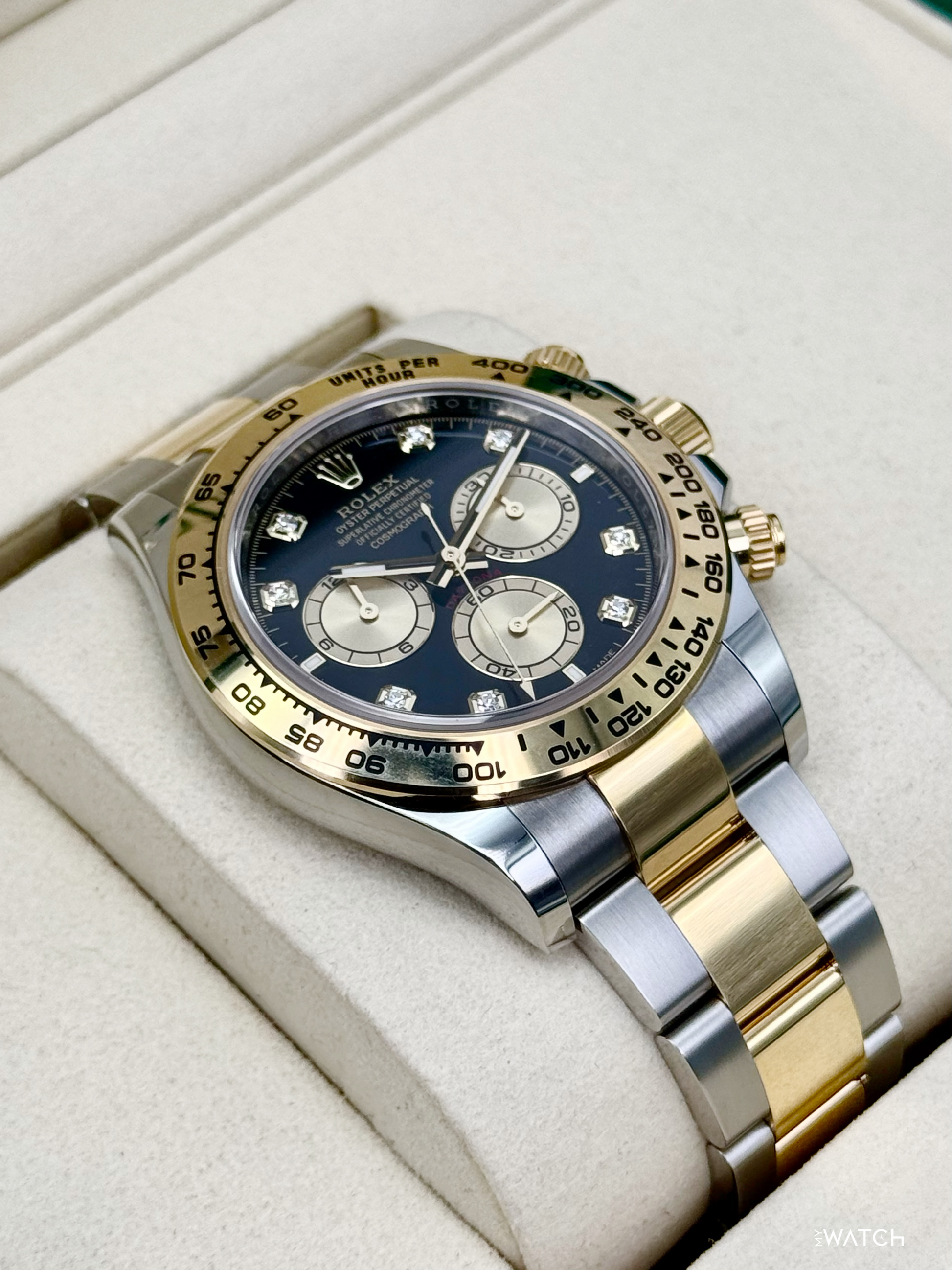 NEW 2026 Rolex Daytona 40mm 126503 Two-Tone Black Diamond Dial - MyWatchLLC