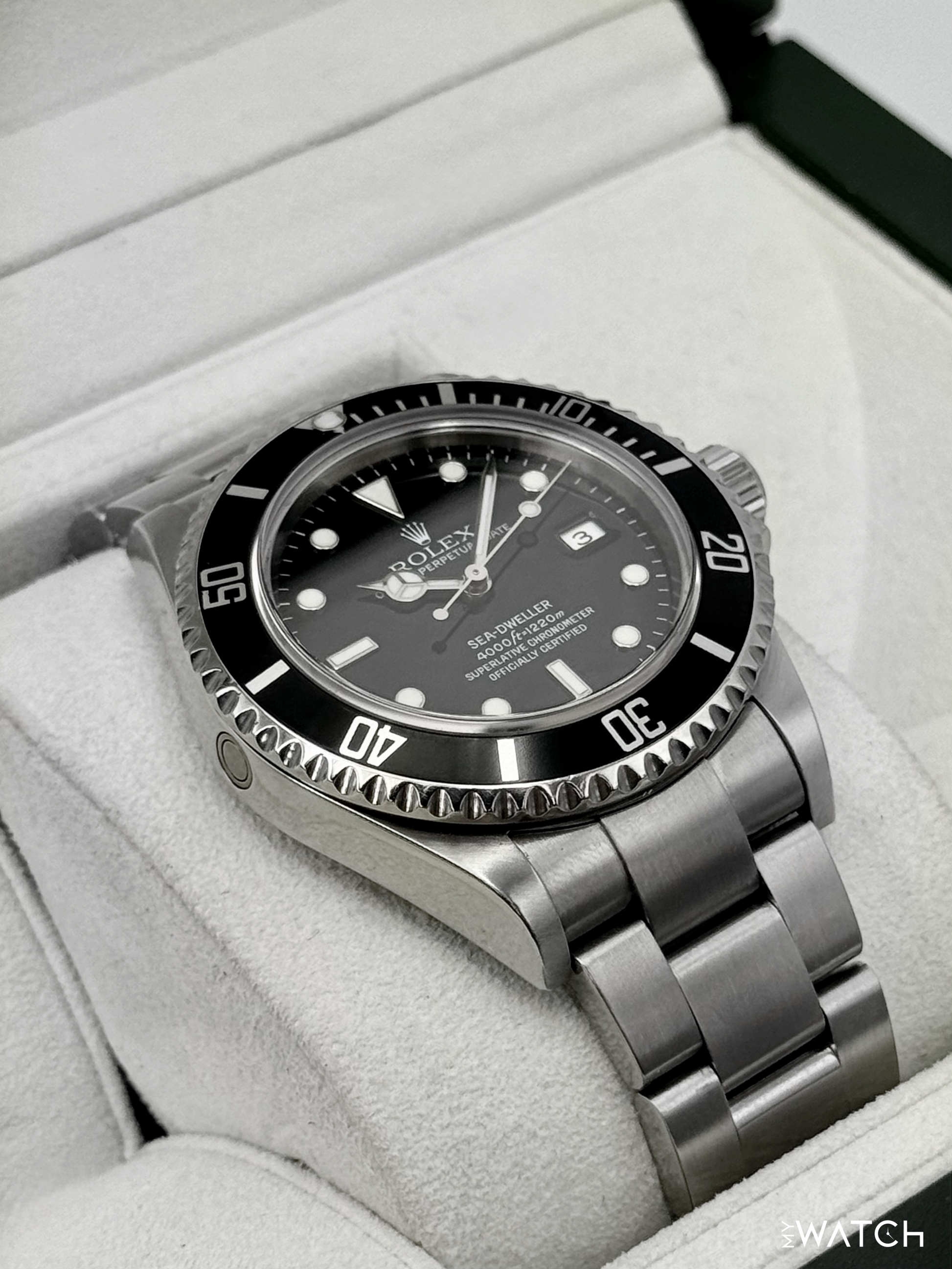 2007 Rolex Sea-Dweller 40mm 16600 Stainless Steel Black Dial "Collectors Set" - MyWatchLLC