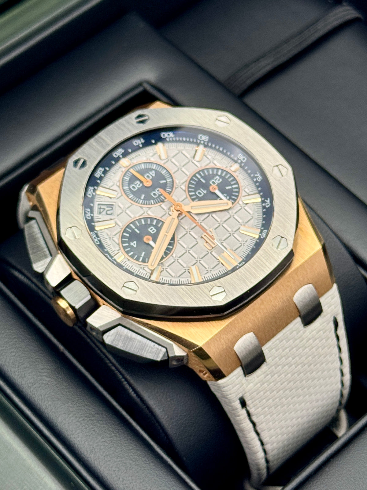 2024 Audemars Piguet Royal Oak Offshore 43mm 26420OI Pink Gold Grey Dial
