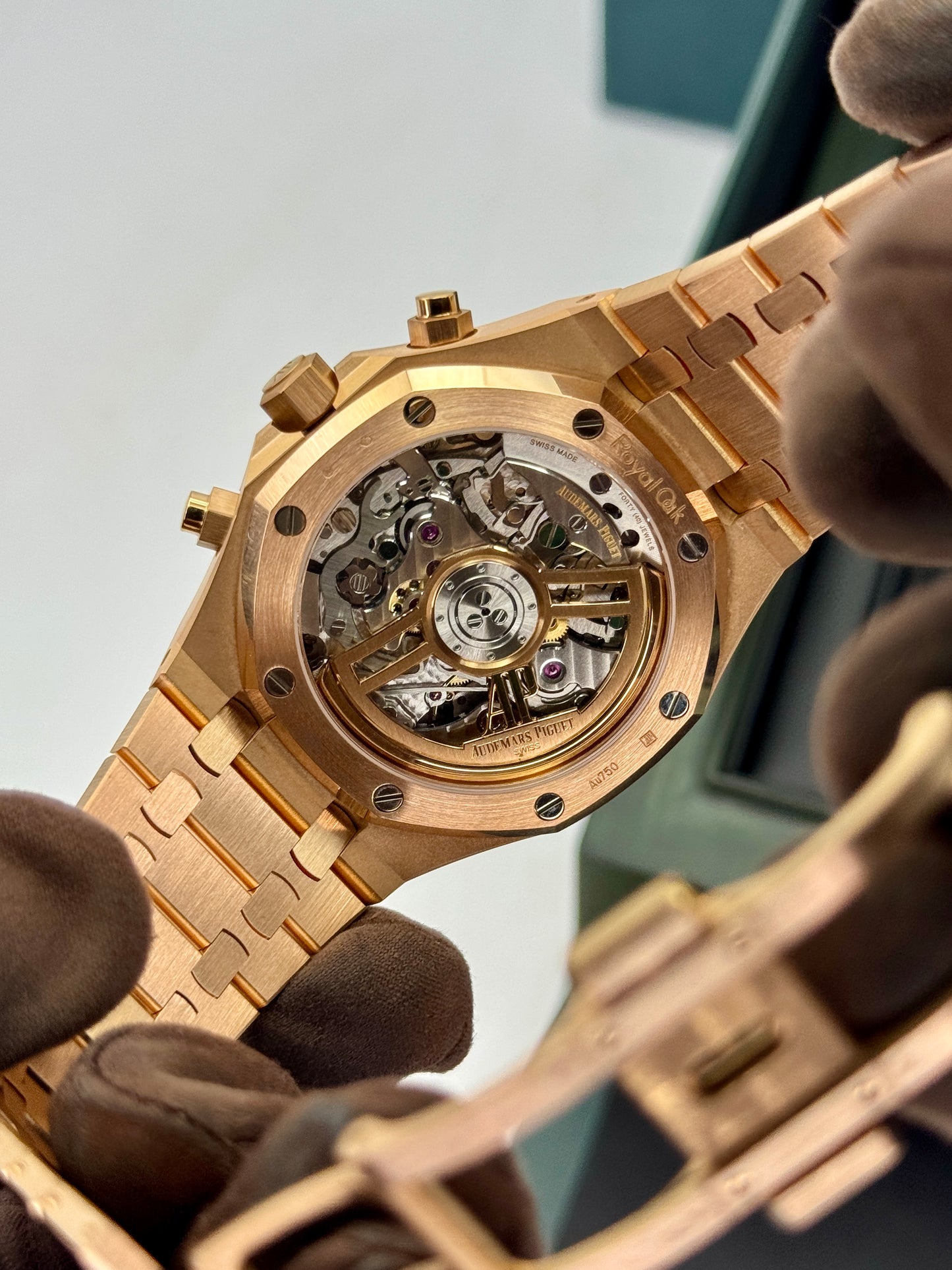 2024 Audemars Piguet Royal Oak Chronograph 41mm 26240OR Green Dial