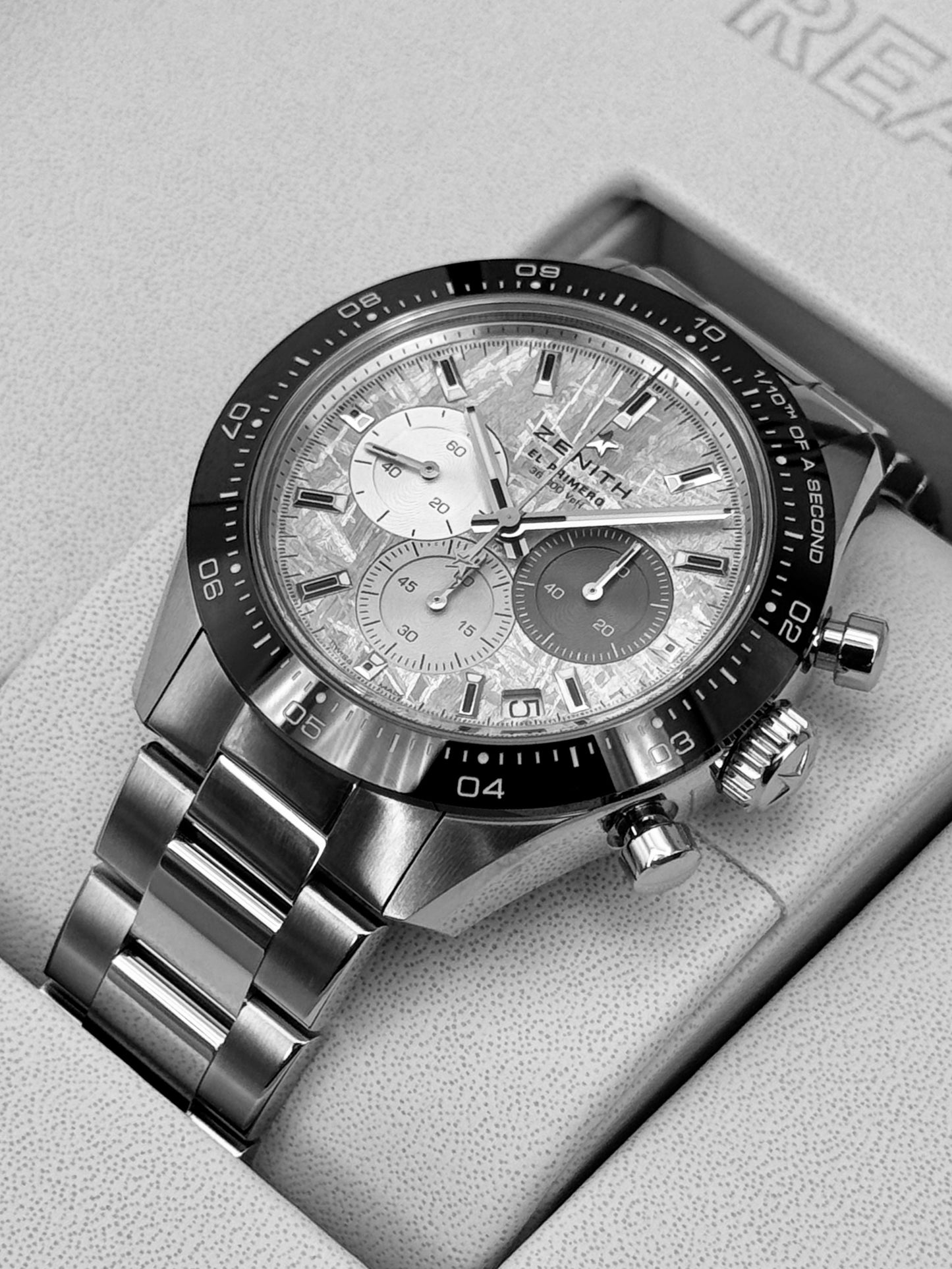 2026 Zenith Sport 41mm 03.3120.3600/76.M3100 Stainless Steel Meteorite Dial
