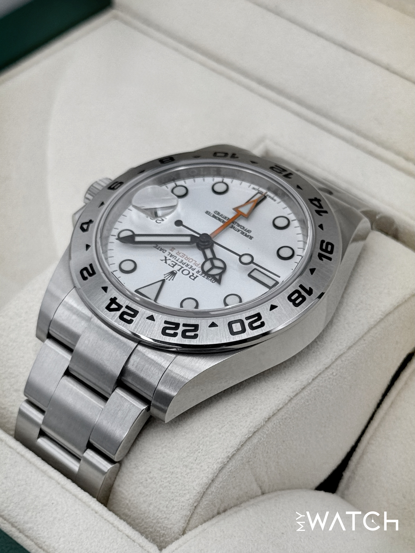 2020 Rolex Explorer II 42mm 216570 Polar White Dial