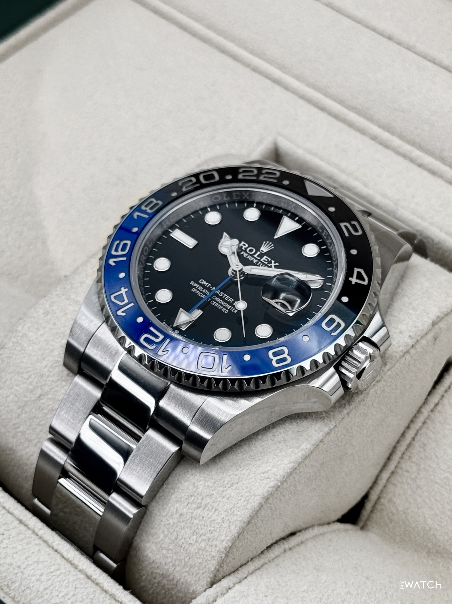 2022 Rolex GMT-Master II "Batman" 40mm 126710BLNR Oyster - MyWatchLLC