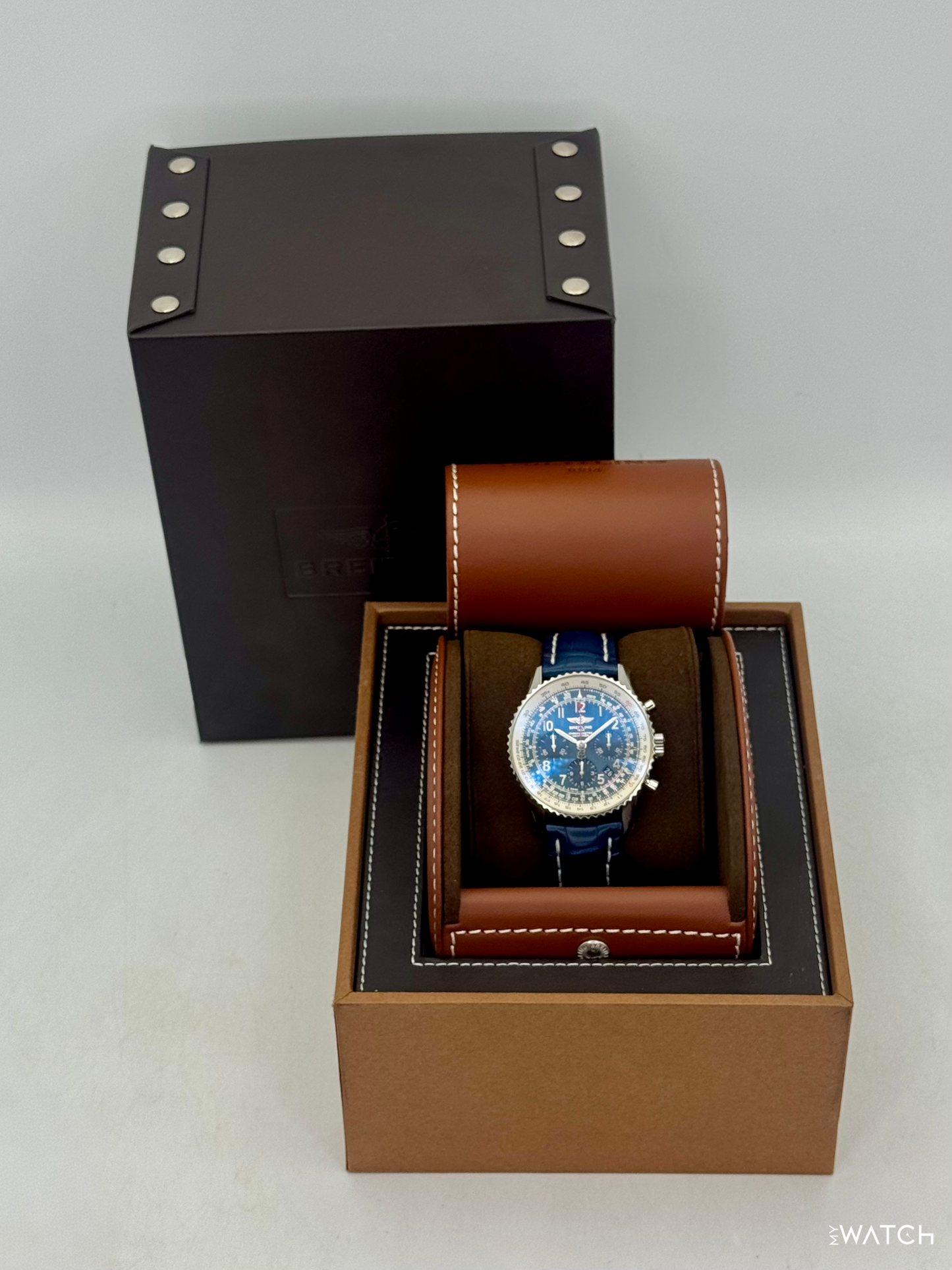 Breitling Navitimer 01 Limited Edition 43mm AB0121 Stainless Steel Blue Dial