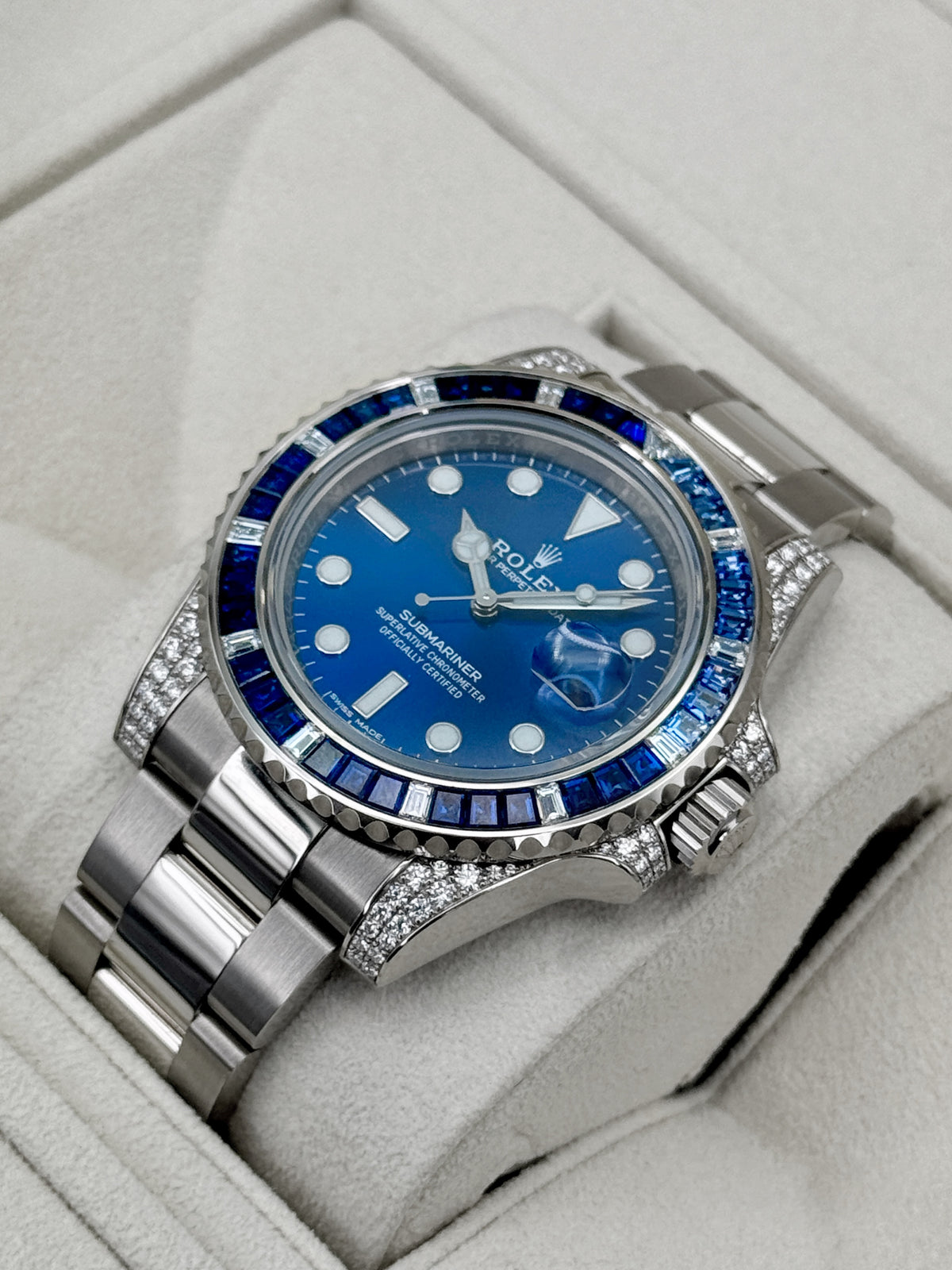 2020 Rolex Submariner 40mm 116659SABR White Gold Blue Dial