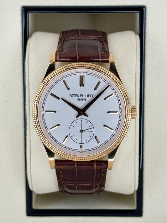 2025 Patek Philippe Calatrava 40mm 6119R Rose Gold White Dial