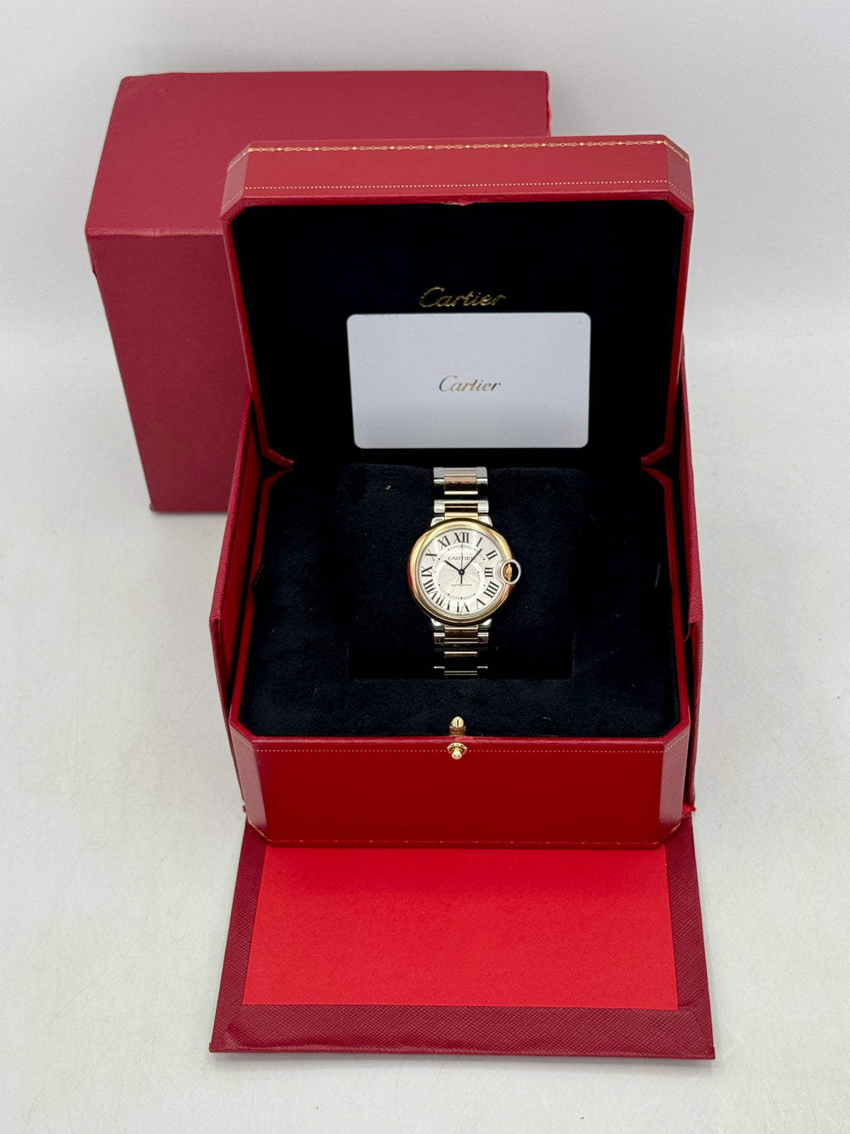 2024 Cartier Ballon Bleu de Cartier 36mm W2BB0033 Two-Tone Silver Dial