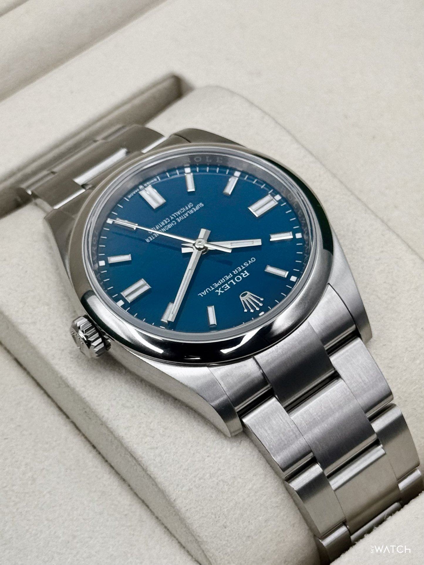 NEW 2026 Rolex Oyster Perpetual 36mm 126000 Med Blue Dial (STICKERED)