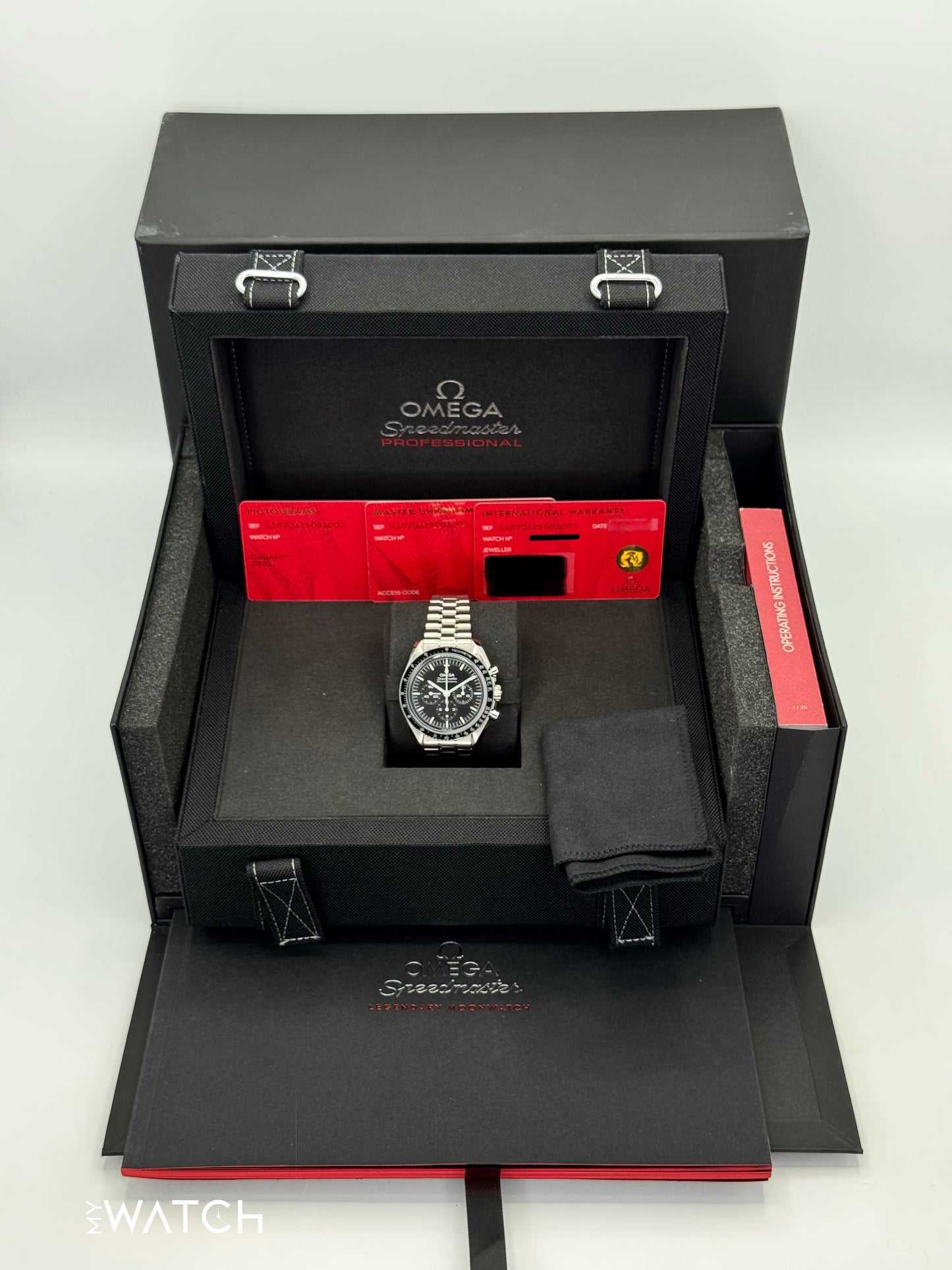 2025 Omega Speedmaster Moonwatch Pro 42mm 310.30.42.50.01.002  Black Dial - MyWatchLLC