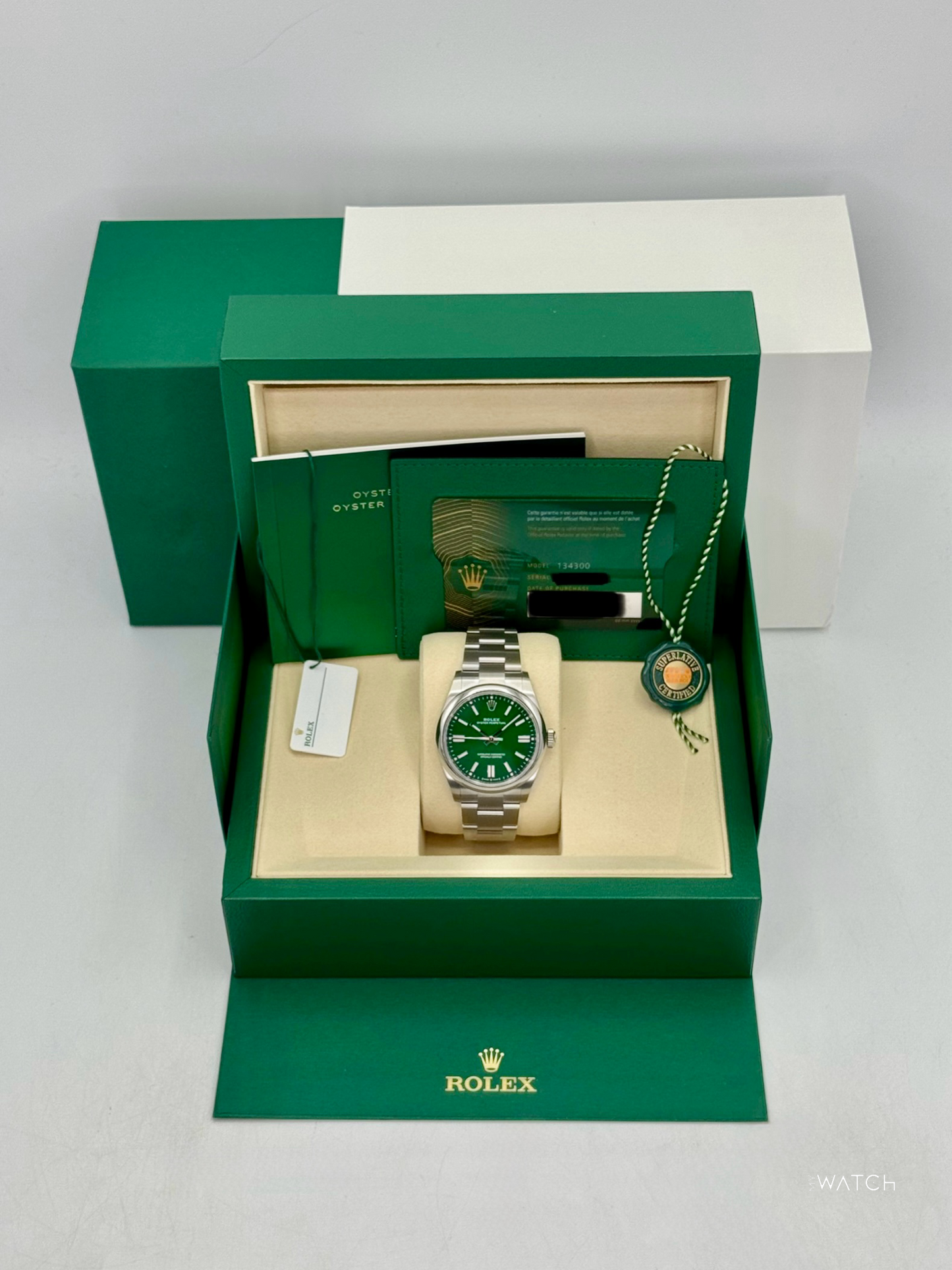 NEW 2025 Rolex Oyster Perpetual 41mm 134300 Green Dial