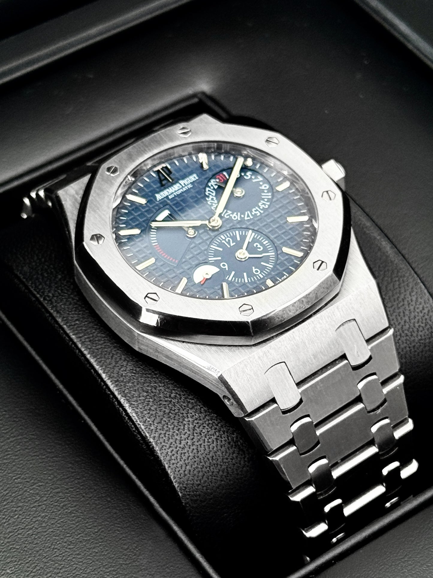 2013 Audemars Piguet Royal Oak Dual Time 39mm 26120ST Blue Dial