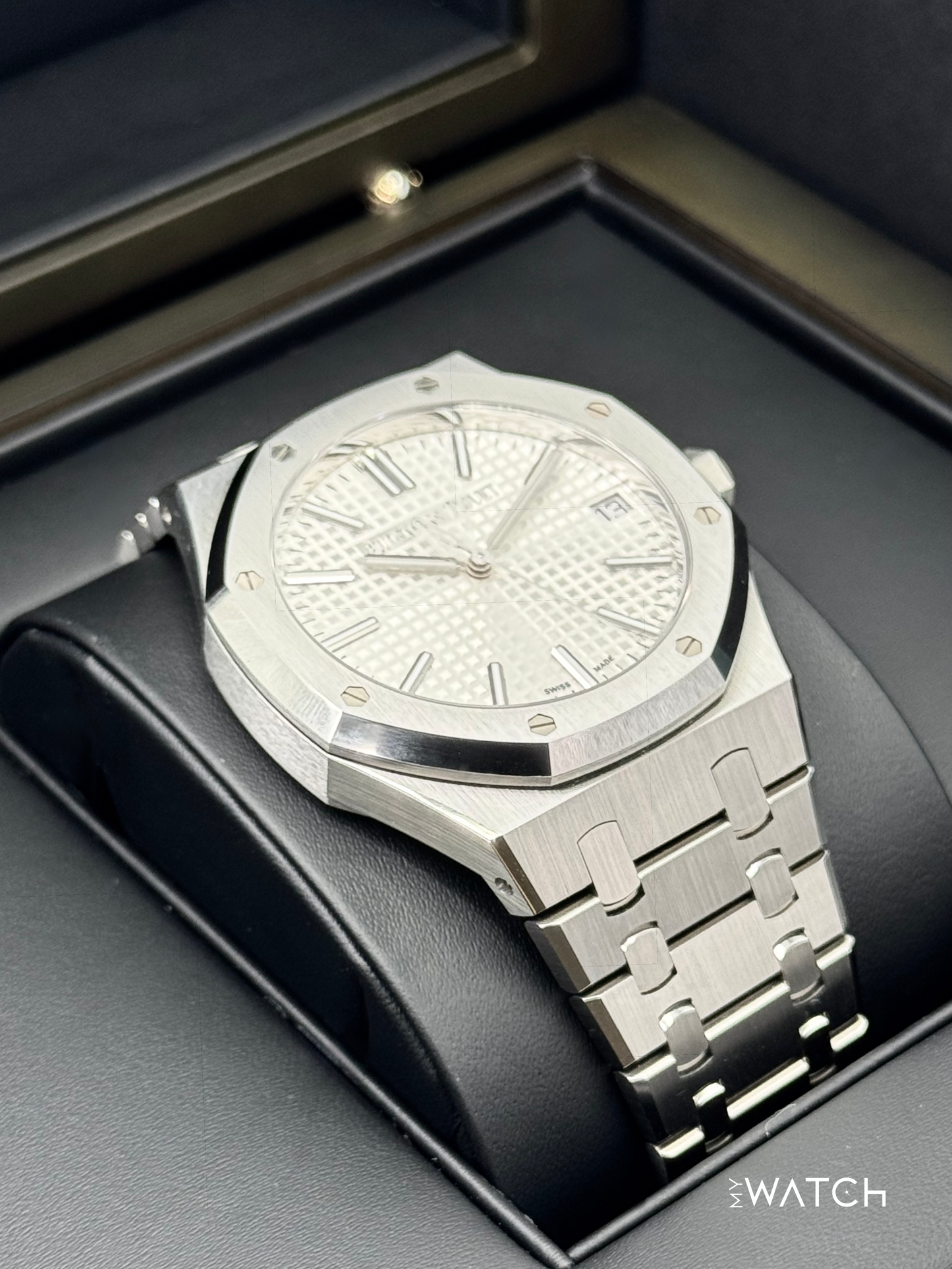 NEW 2022 Audemars Piguet  Royal Oak  41mm 15510ST Stainless Steel White Dial