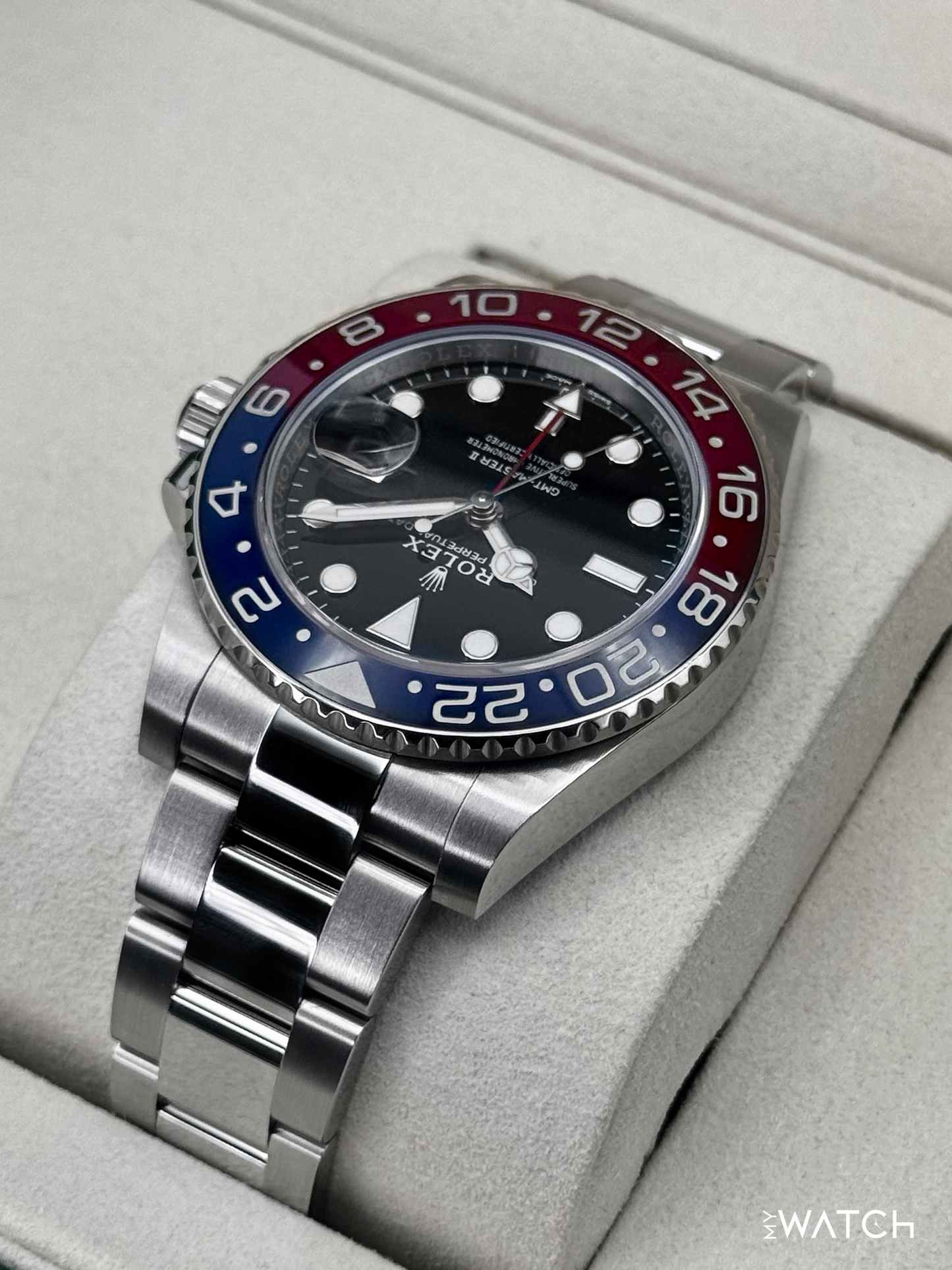 2025 Rolex GMT-Master II "Pepsi" 40mm 126710BLRO Oyster - MyWatchLLC