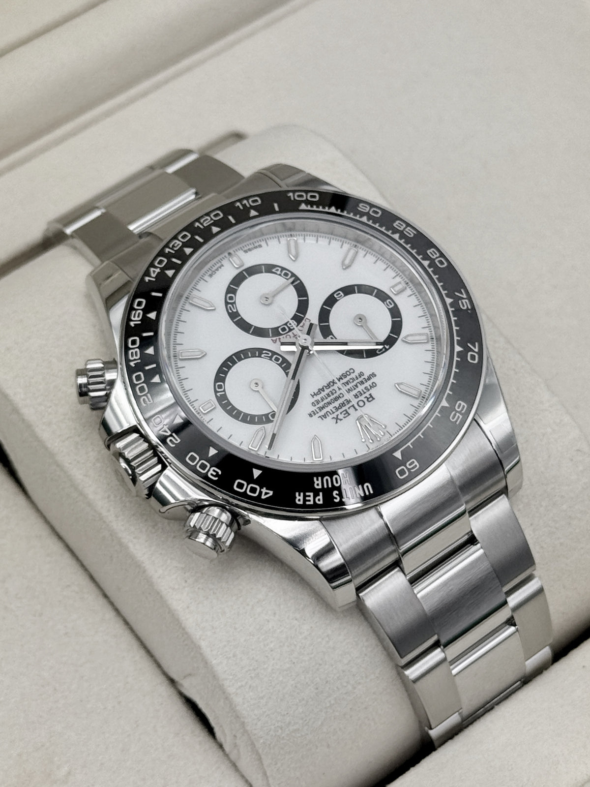 NEW 2026 Rolex Daytona 40mm 126500LN Stainless Steel Panda Dial (NEW STYLE CARD)