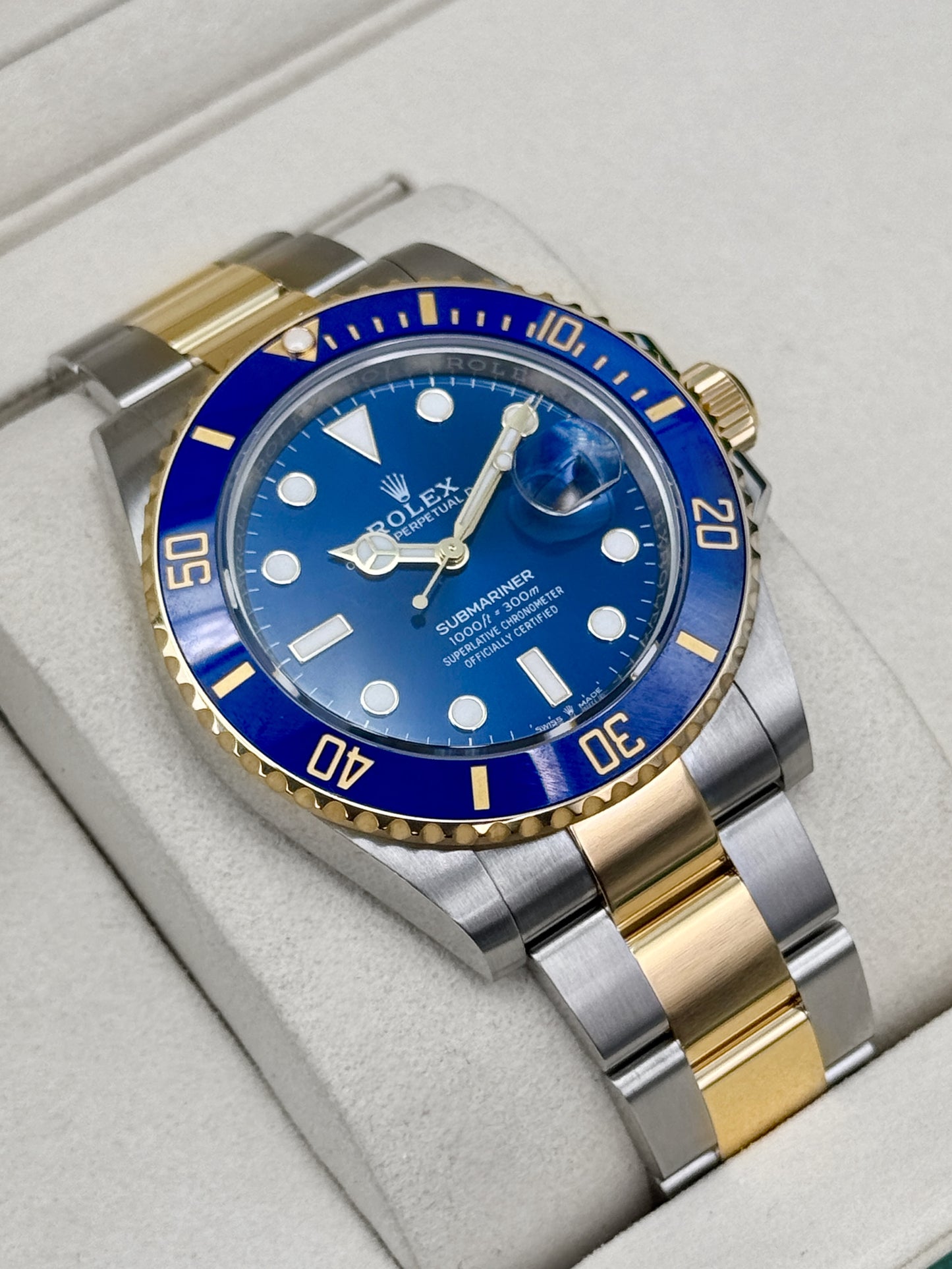 2026 Rolex Submariner "Bluesy" 41mm 126613LB Two-Tone Blue Dial