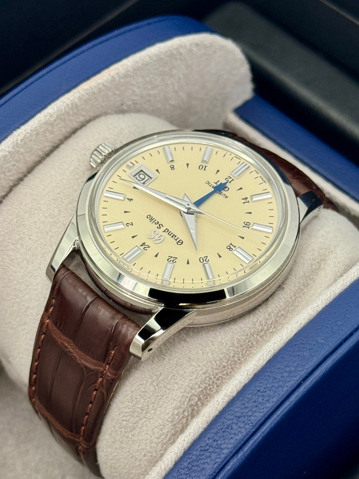 2024 Grand Seiko Elegance Collection GMT 39mm SBGM221G Stainless Steel Ivory Dial - MyWatchLLC
