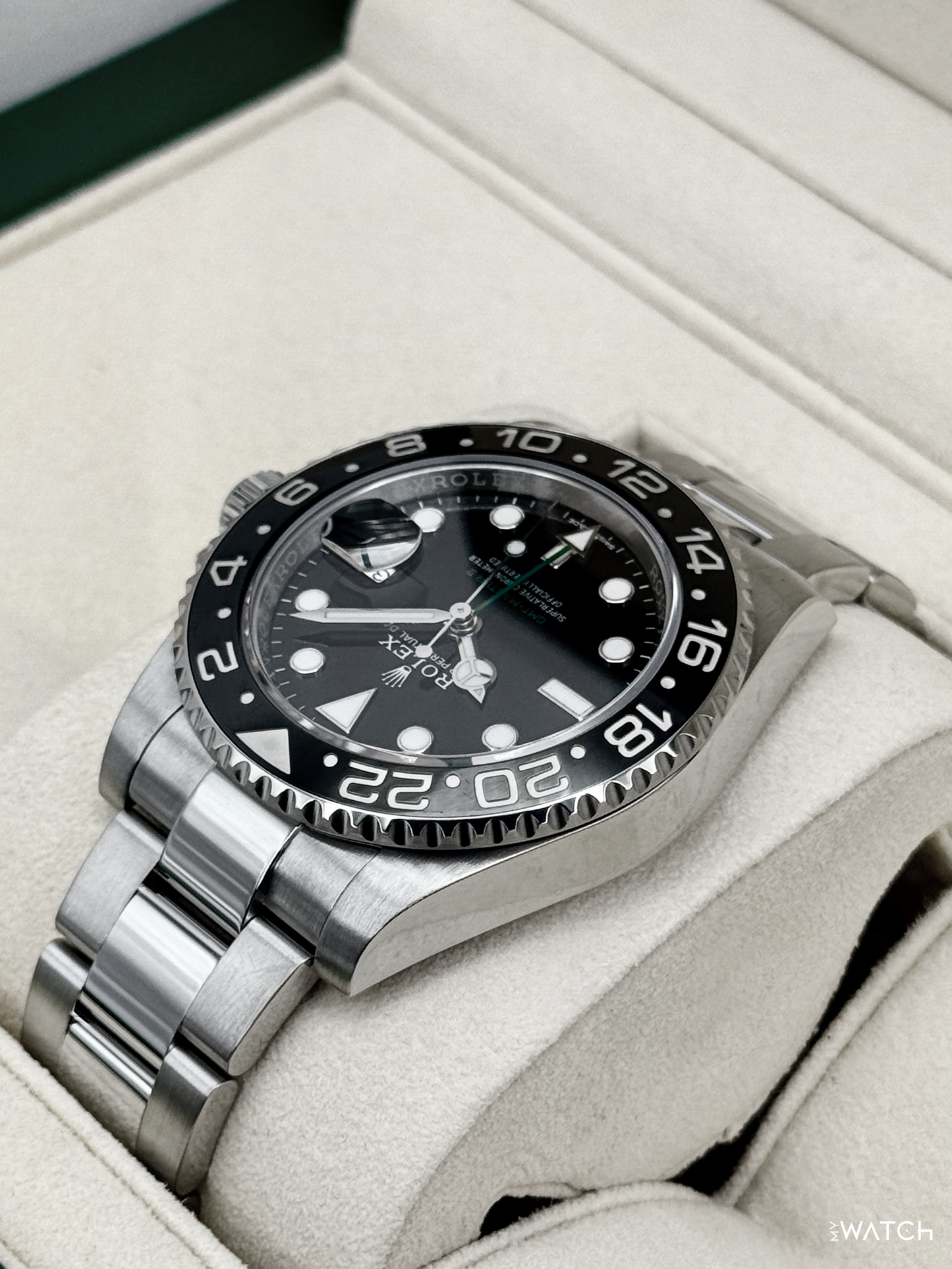 2019 Rolex GMT-Master II 40mm 116710LN Stainless Steel Black Dial - MyWatchLLC