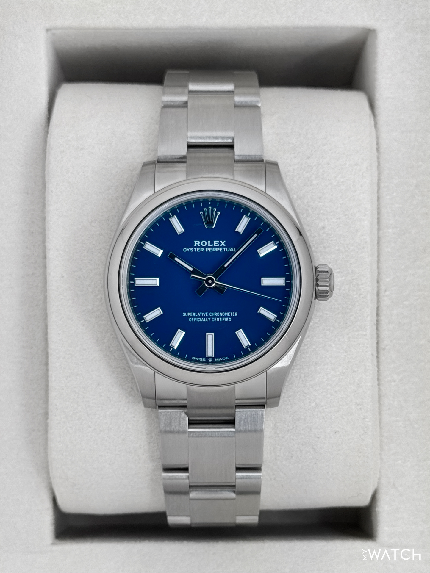 NEW 2026 Rolex Oyster Perpetual 31mm 277200 Med Blue Dial