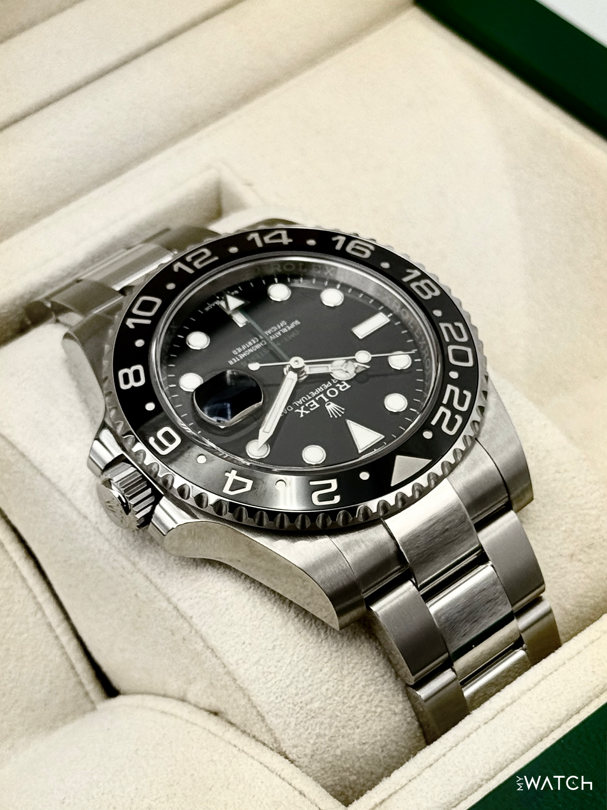 2018 Rolex GMT-Master II 40mm 116710LN Stainless Steel Black Dial - MyWatchLLC