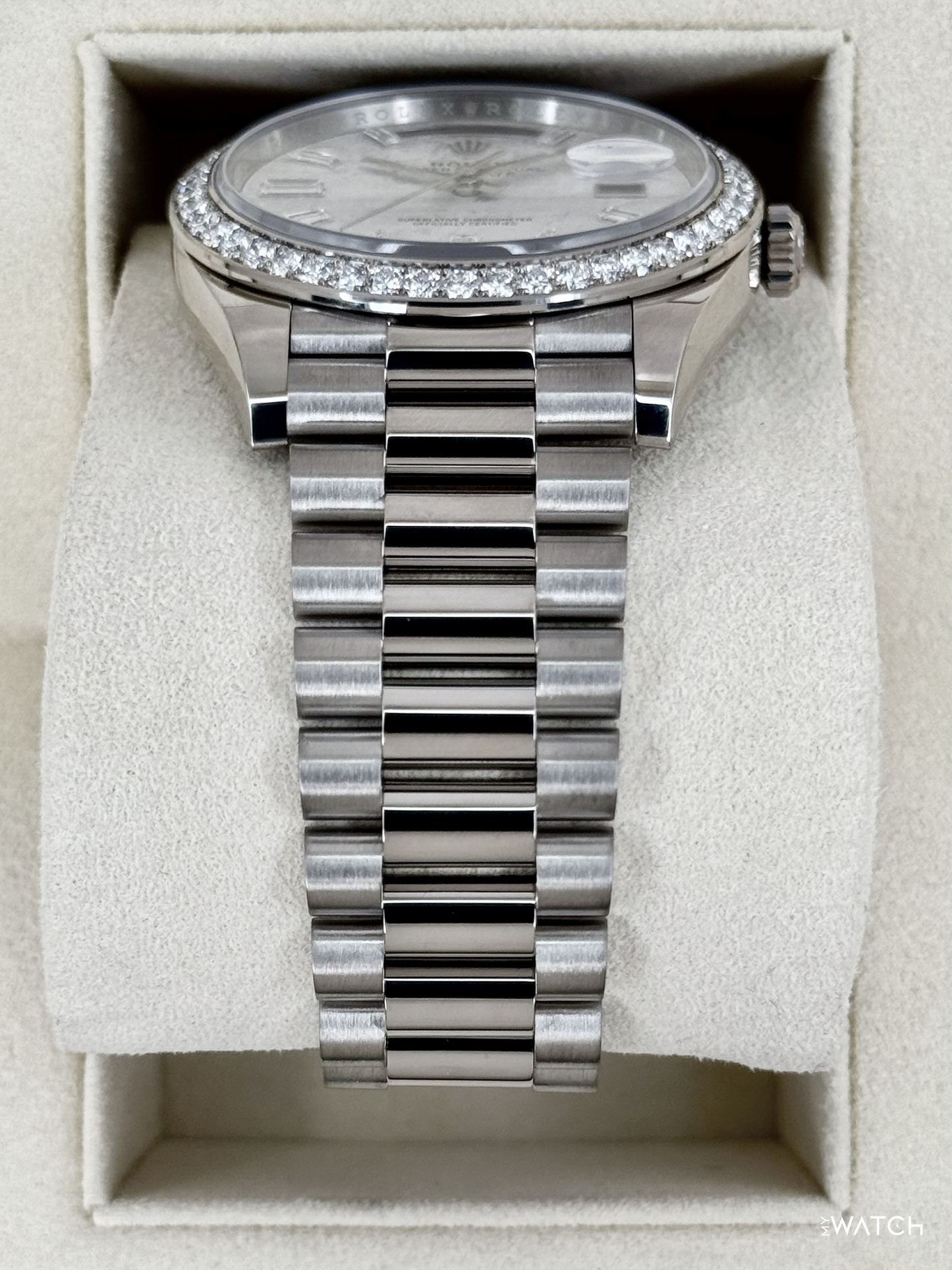 2019 Rolex Day-Date 40mm 228349RBR Presidential Meteorite Diamond Dial - MyWatchLLC