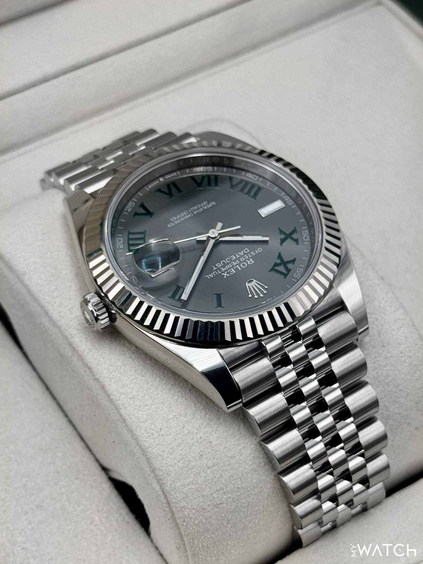 2025 Rolex Datejust 41mm 126334 Jubilee Wimbledon Dial