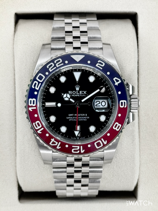 NEW 2026 Rolex GMT-Master II "Pepsi" 40mm 126710BLRO Jubilee (STICKERED) - MyWatchLLC