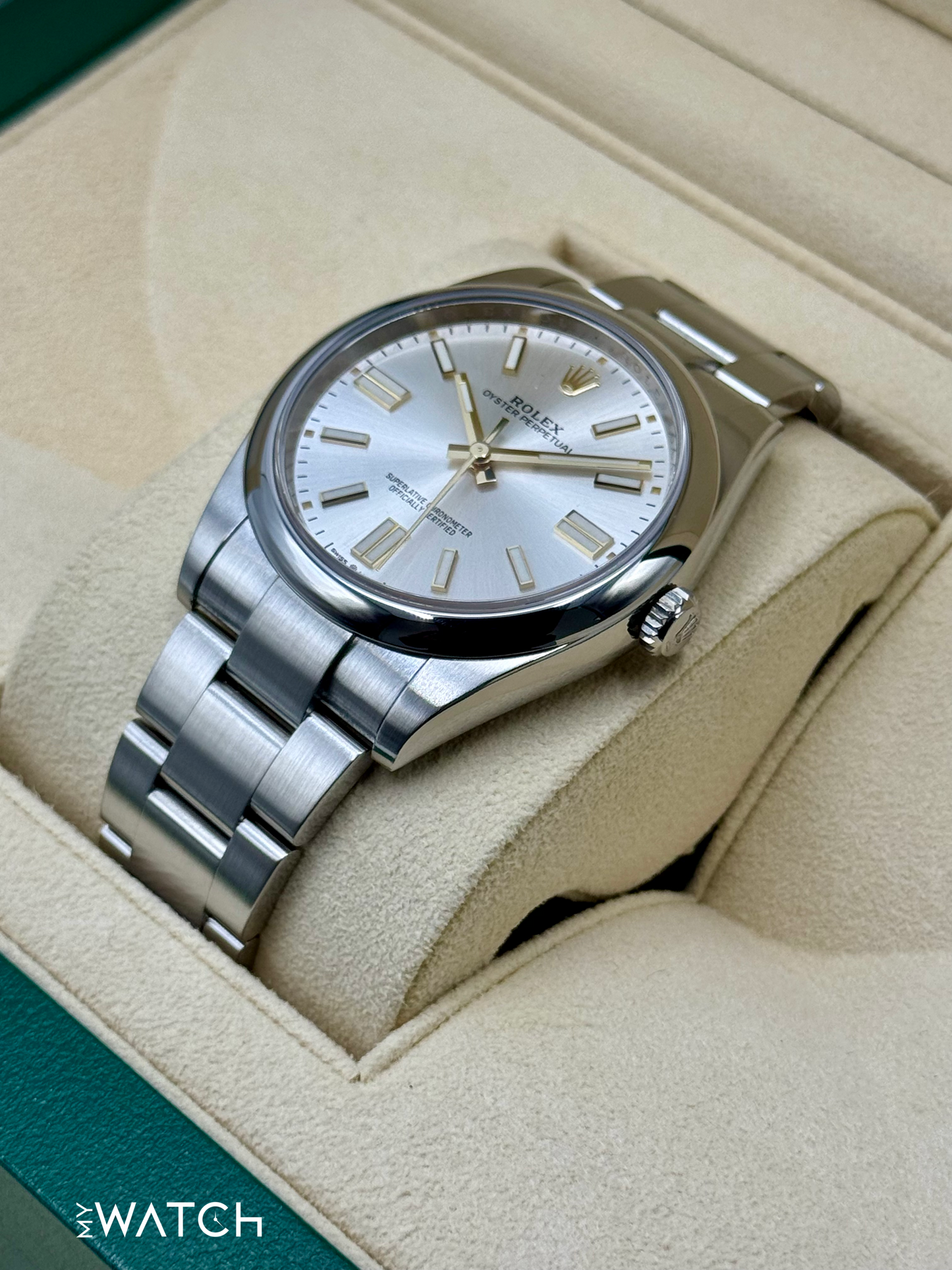 2023 Rolex Oyster Perpetual 41mm 124300 Silver Dial