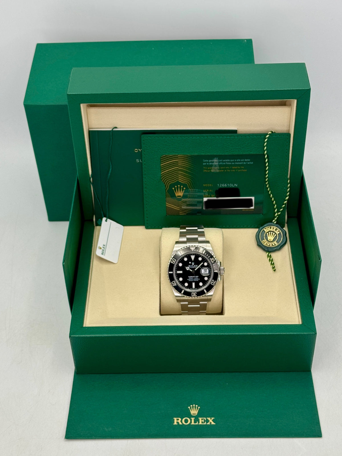 2025 Rolex Submariner 41mm 126610LN Stainless Steel Black Dial