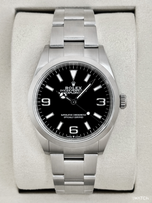 NEW 2026 Rolex Explorer 36mm 124270 Stainless Steel Black Dial