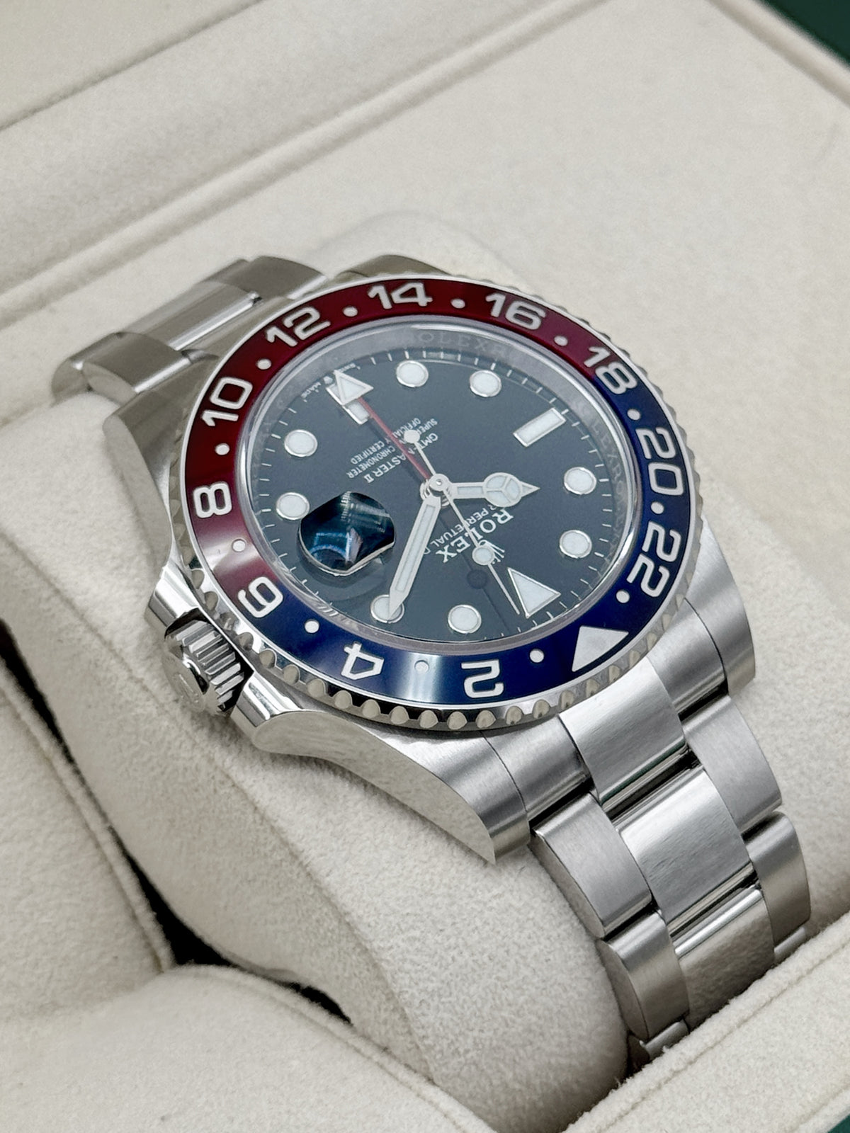 2022 Rolex GMT-Master II Pepsi 40mm 126710BLRO Oyster