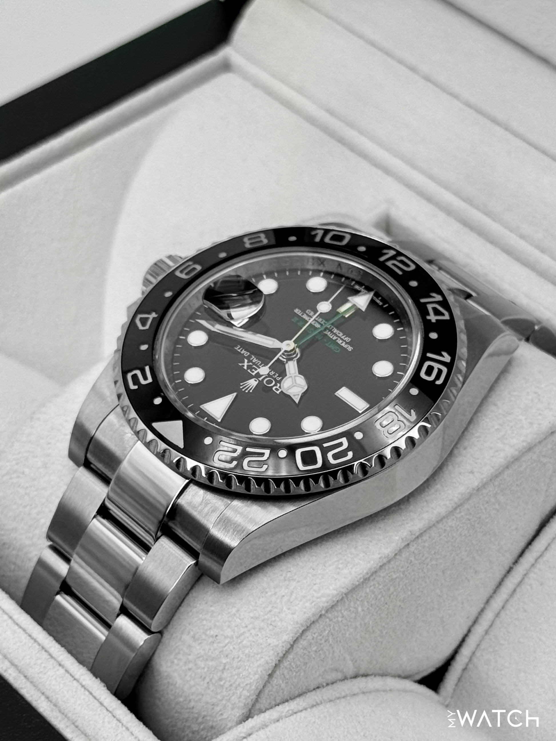2014 Rolex GMT-Master II 40mm 116710LN Stainless Steel Black Dial - MyWatchLLC