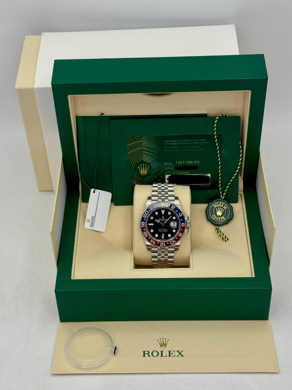 2022 Rolex GMT-Master II Pepsi 40mm 126710BLRO Jubilee