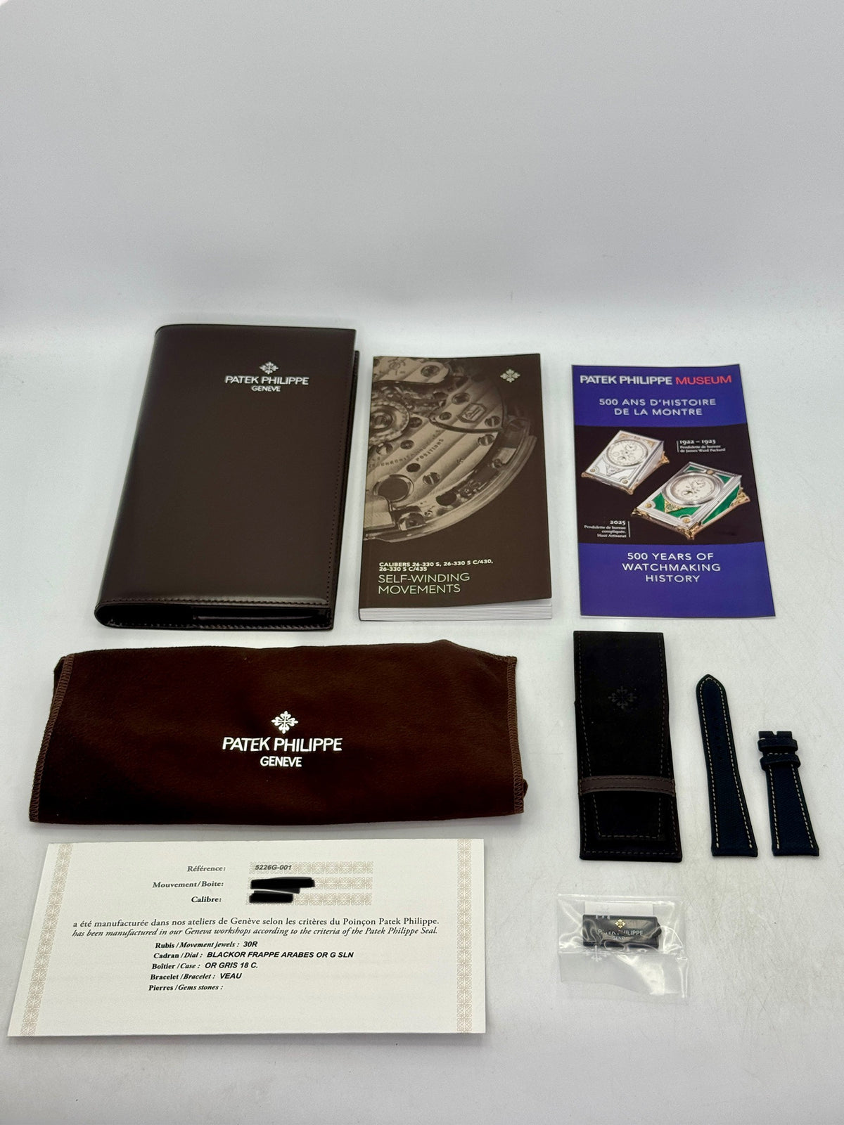 NEW 2026 Patek Philippe Calatrava 40mm 5226G White Gold Gray Dial - MyWatchLLC