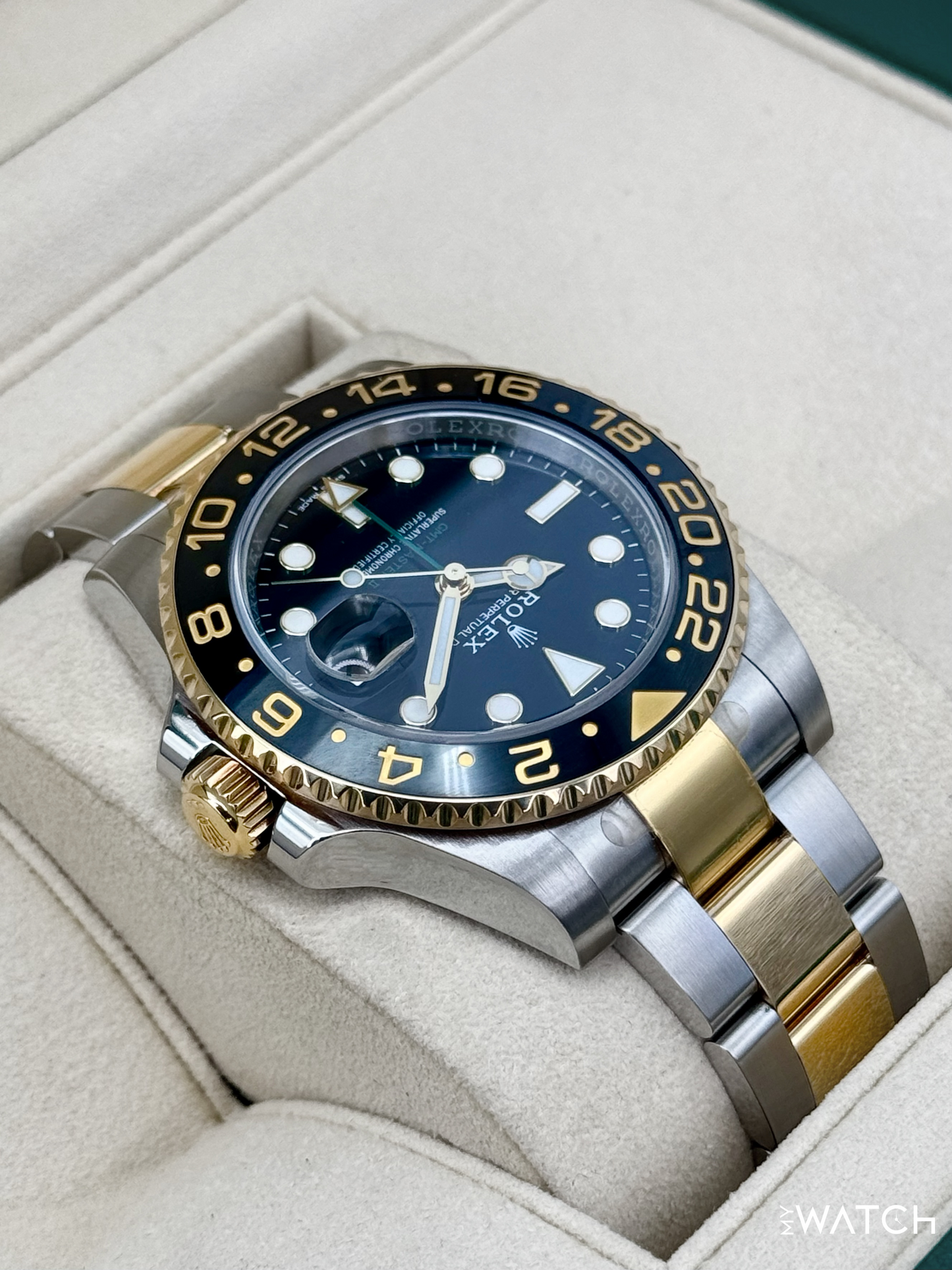 2017 Rolex GMT-Master II 40mm 116713LN Two-Tone Black Dial - MyWatchLLC