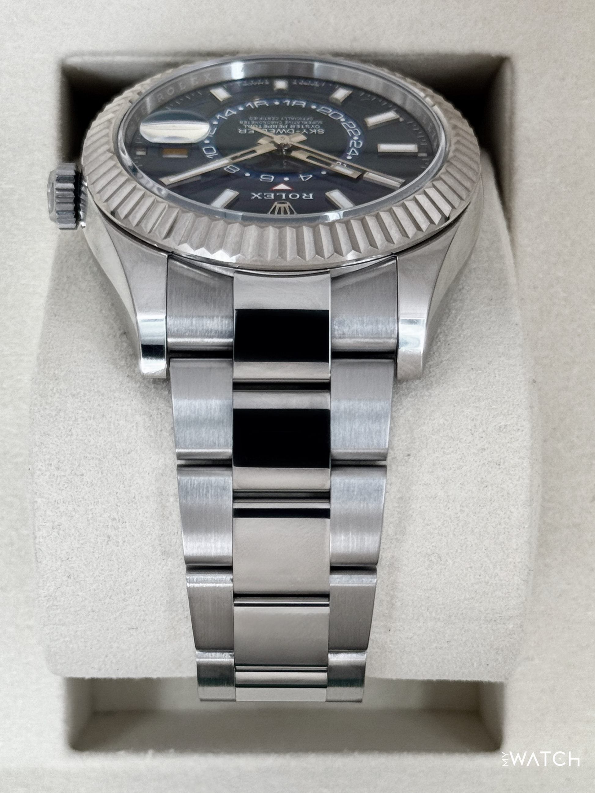 2026 Rolex Sky-Dweller 42mm 336934 Oyster Blue Dial - MyWatchLLC