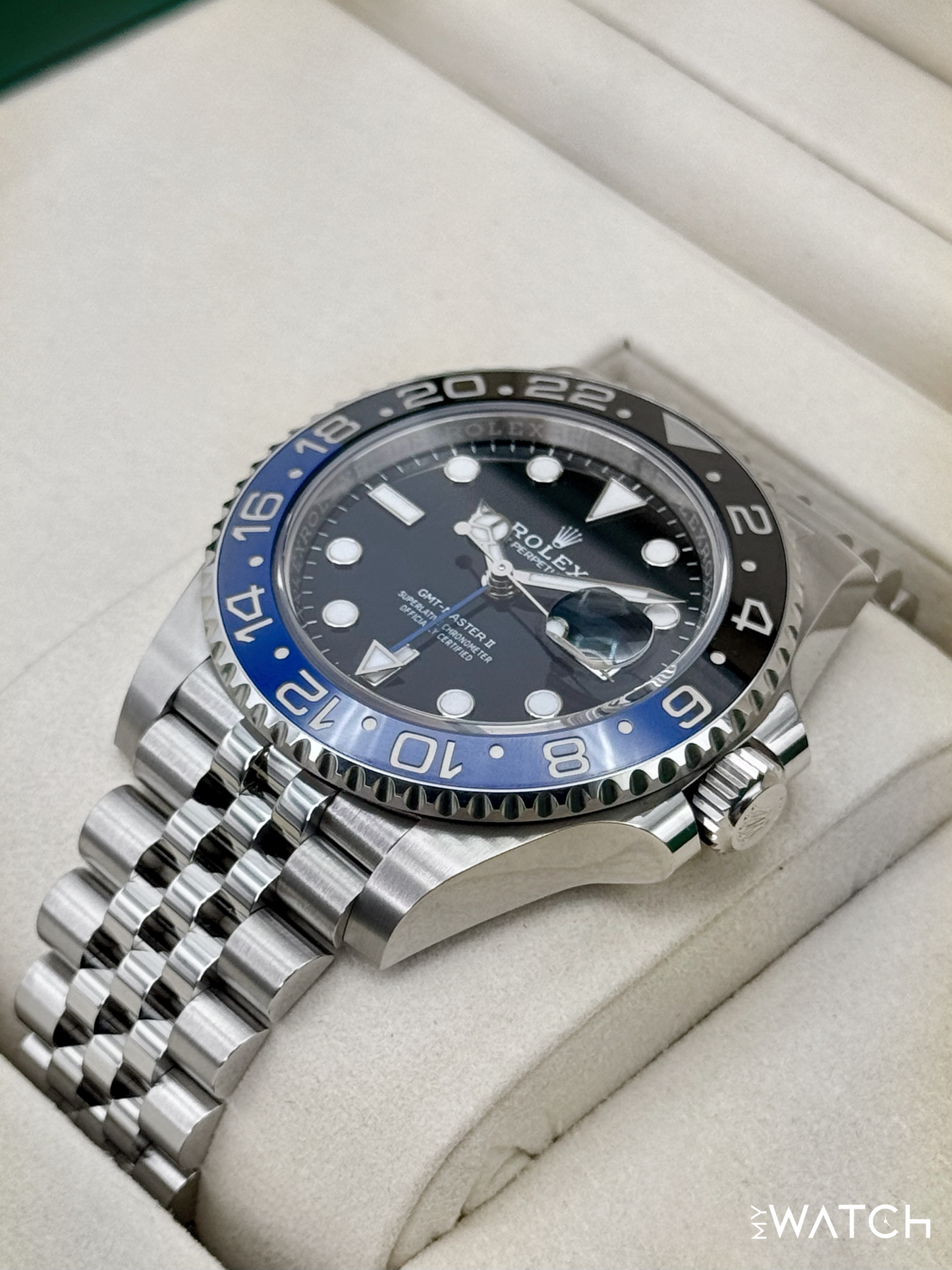2025 Rolex GMT-Master II "Batgirl" 40mm 126710BLNR Jubilee - MyWatchLLC