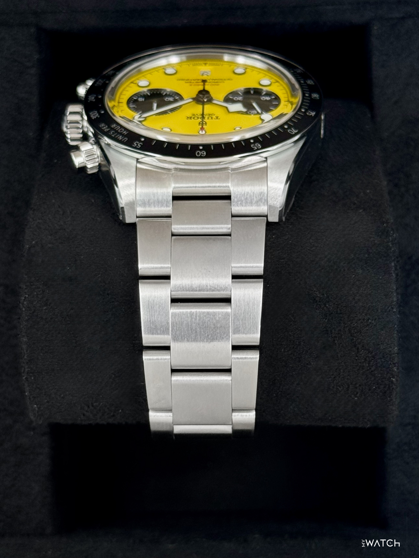 NEW 2026 Tudor Black Bay Chrono 39mm 79310N Stainless Steel Yellow Dial