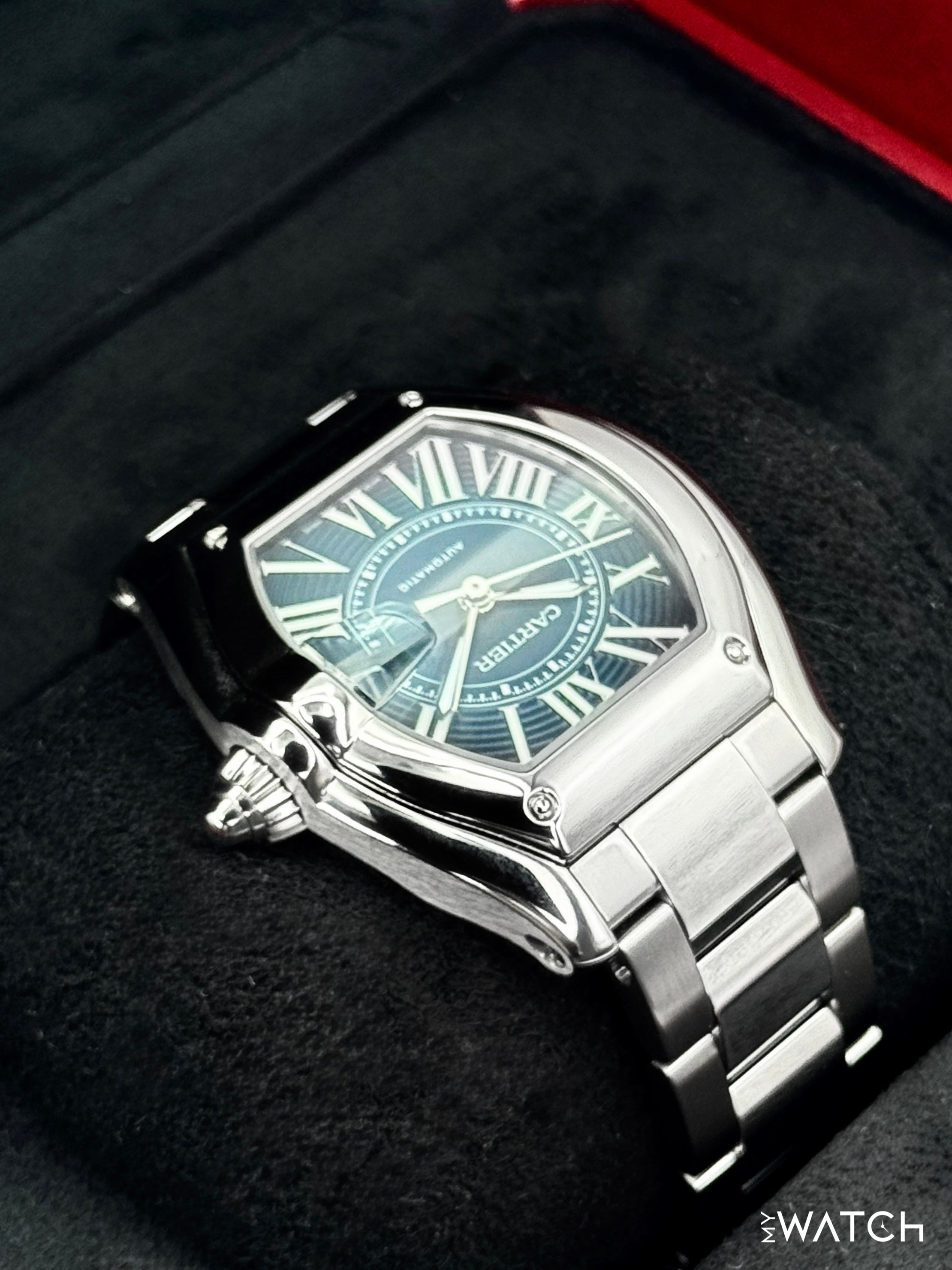 2026 Cartier Roadster 47.2mm WSRD0014 Stainless Steel Blue Dial (Large