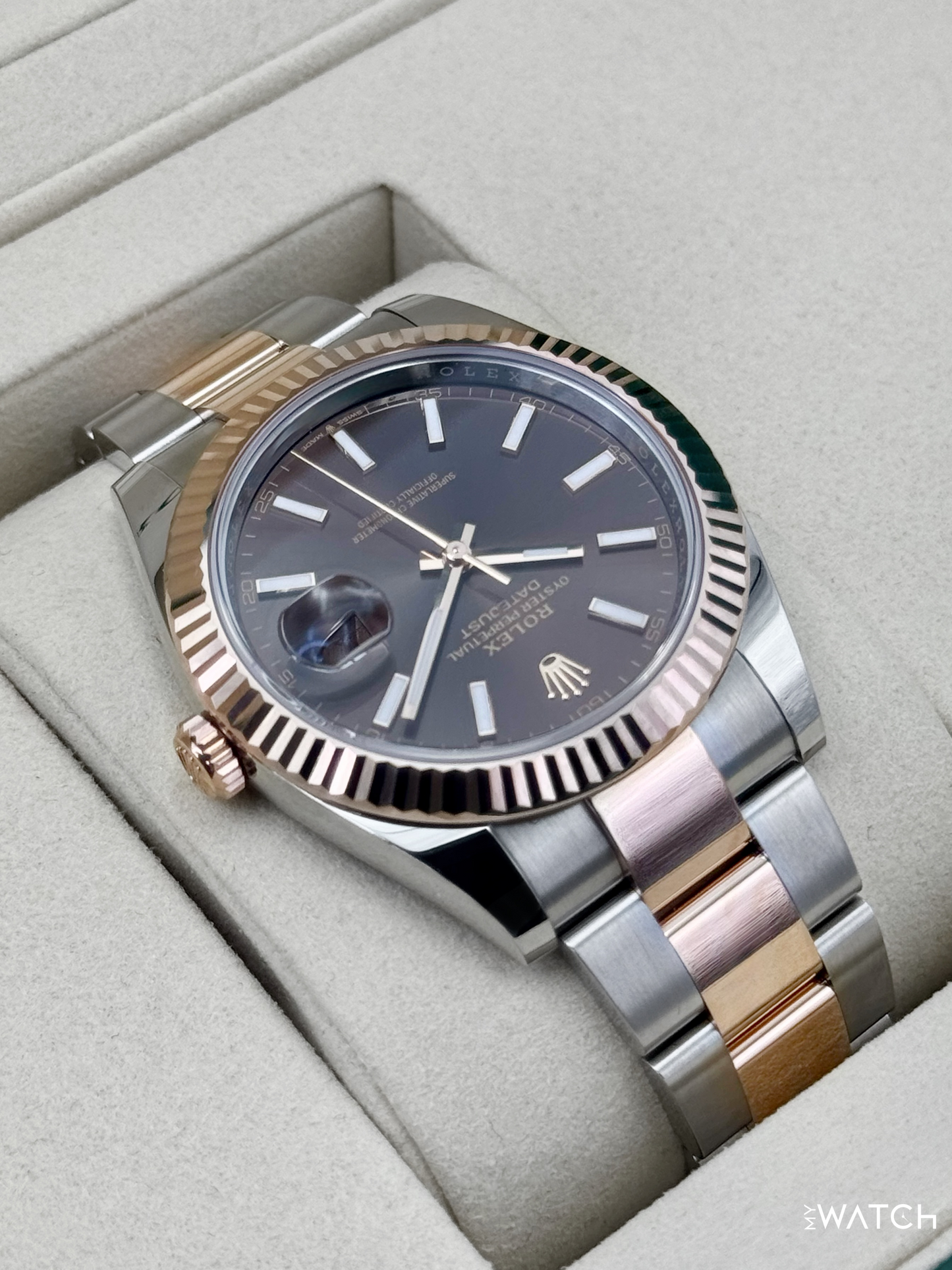 NEW 2026 Rolex Datejust 41mm 126331 Two-Tone Oyster Chocolate Dial - MyWatchLLC