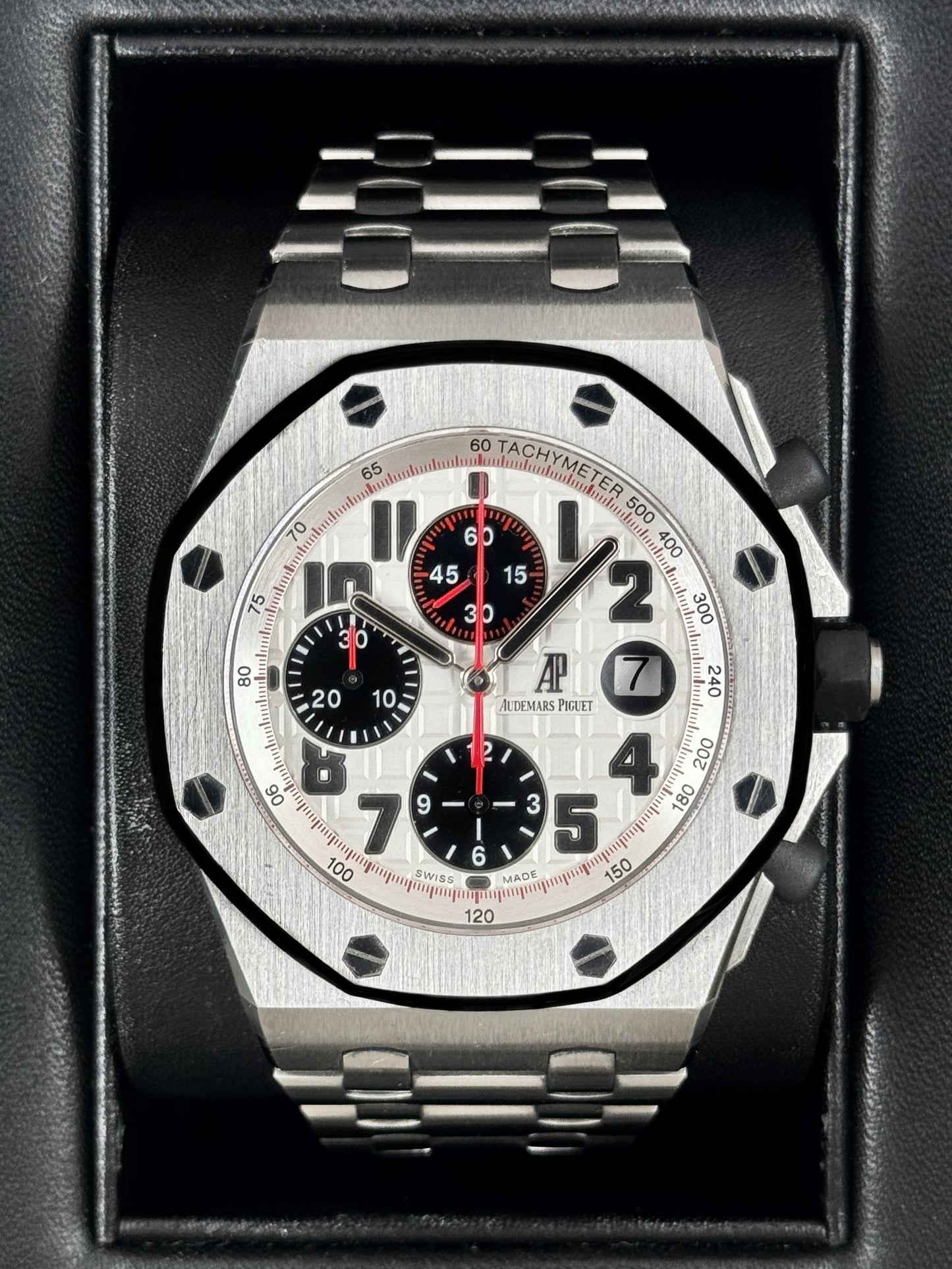 2016 Audemars Piguet Royal Oak Offshore 42mm 26170ST Stainless Steel White Dial