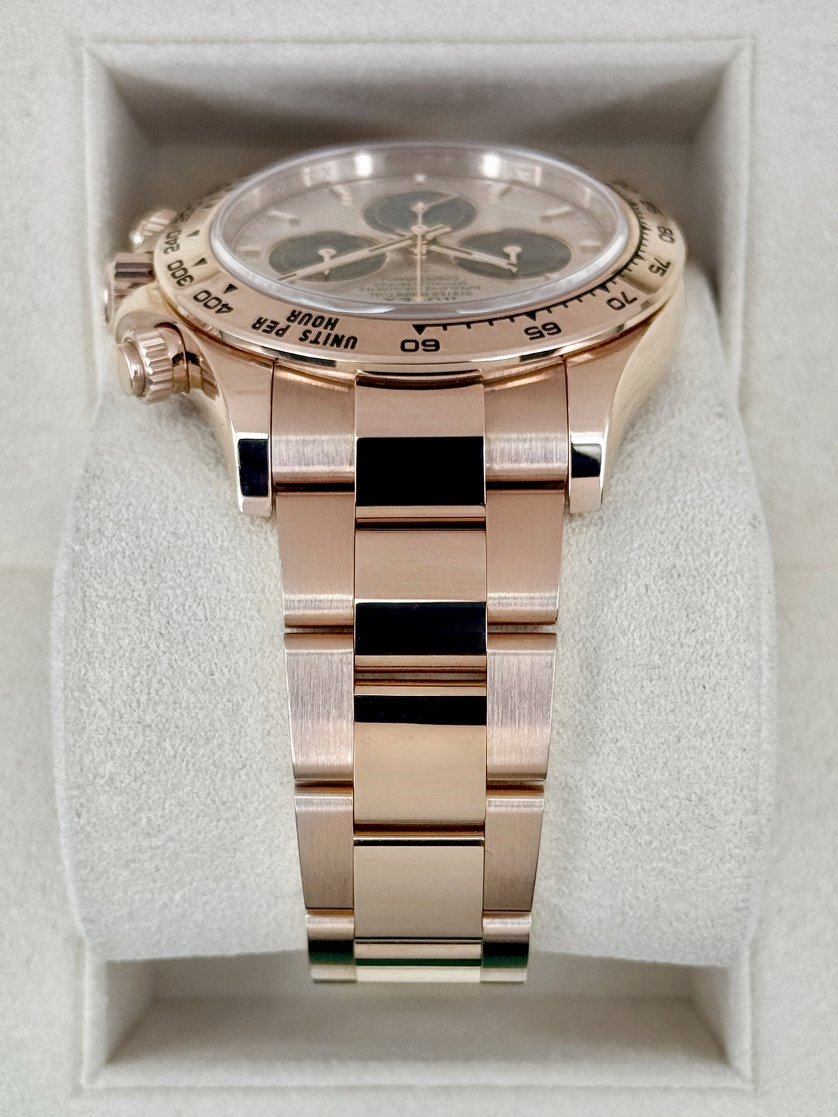 2023 Rolex Daytona 40mm 126505 Rose Gold Sundust Dial (CPO)