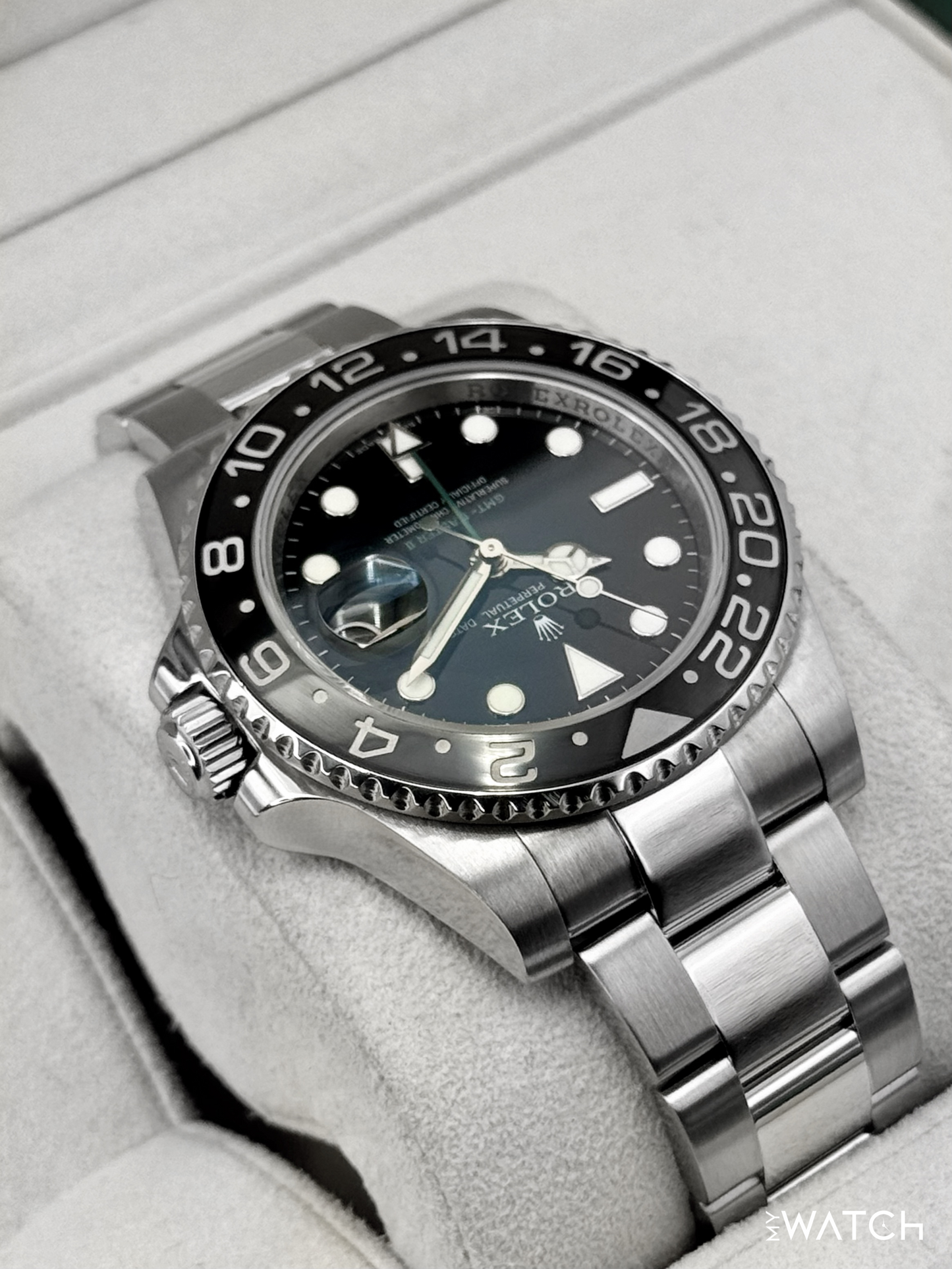 2007 Rolex GMT-Master II 40mm 116710LN Stainless Steel Black Dial - MyWatchLLC