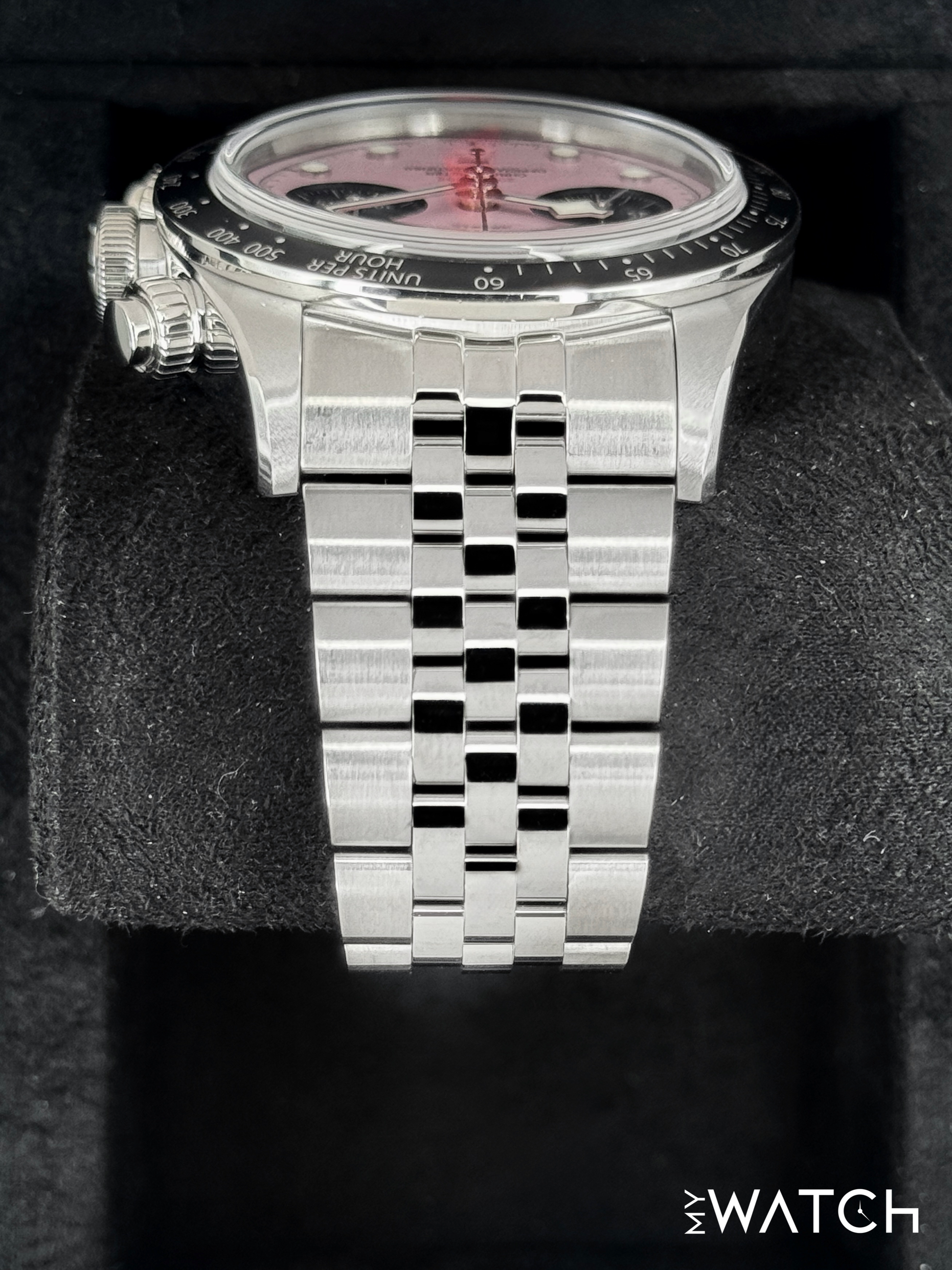 2025 Tudor Black Bay Chrono 41mm 79360N Stainless Steel Pink Dial - MyWatchLLC