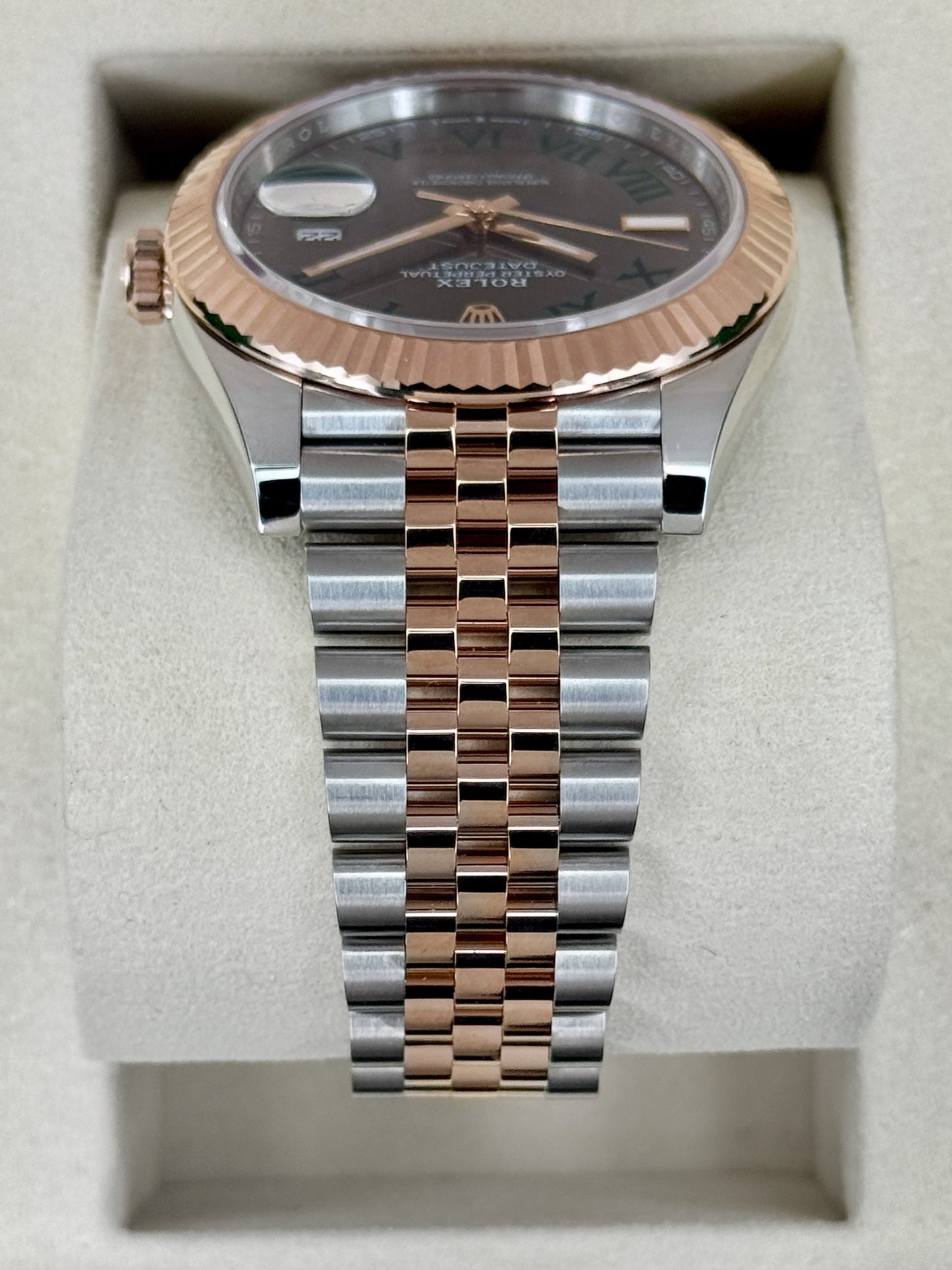 2025 Rolex Datejust 41mm 126331 Two-Tone Jubilee Wimbledon Dial