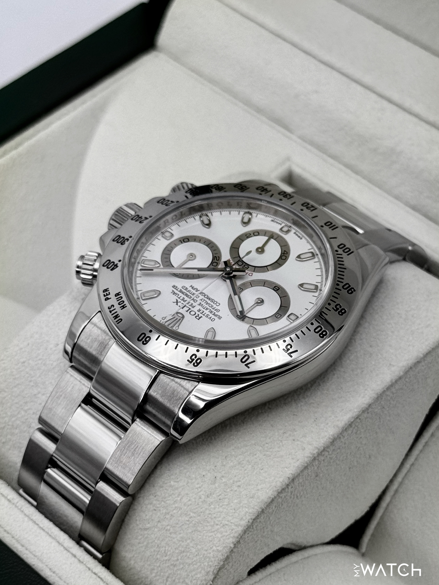2010 Rolex Daytona 40mm 116520 Stainless Steel White APH Dial "Collectors Set"