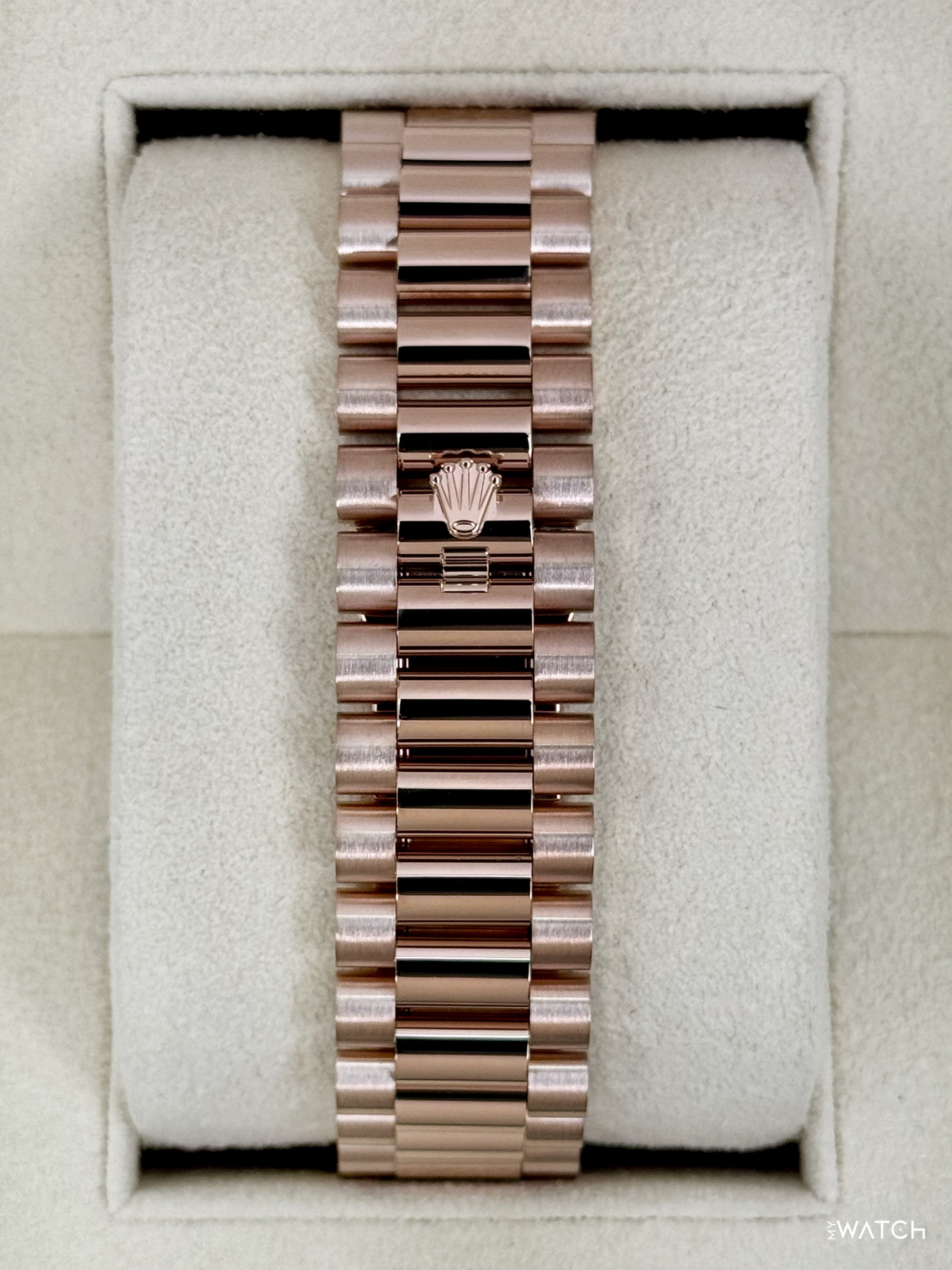 2025 Rolex Day-Date 40mm 228235 Presidential Rose Gold Olive Dial - MyWatchLLC