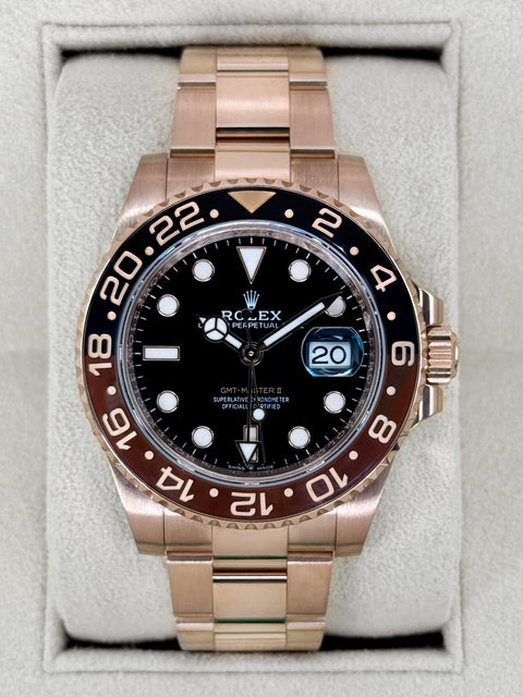 2024 Rolex GMT-Master II "Rootbeer" 40mm 126715CHNR Rose Gold
