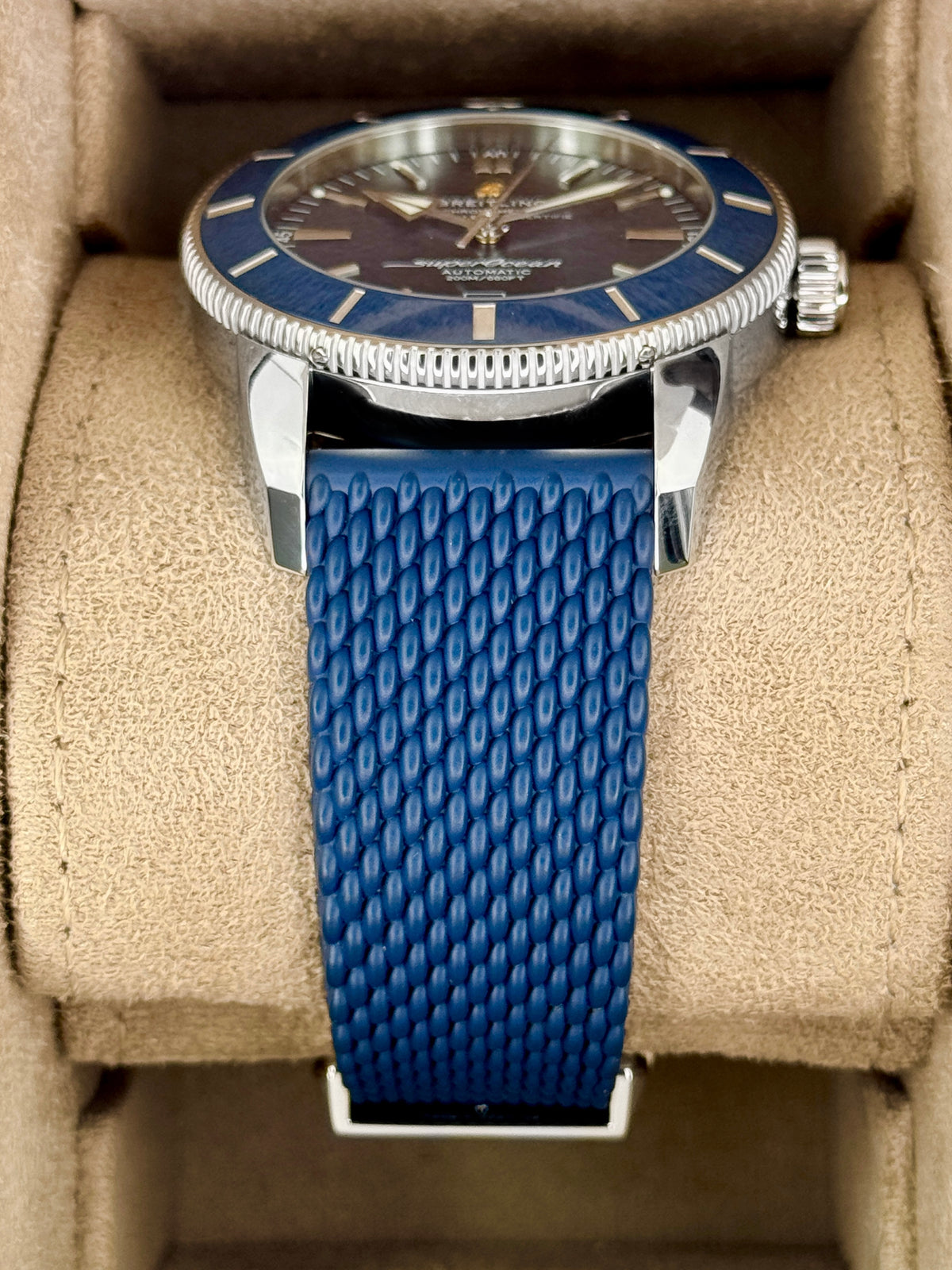 2025 Breitling Superocean Heritage II 46mm AB2020 Stainless Steel Blue Dial