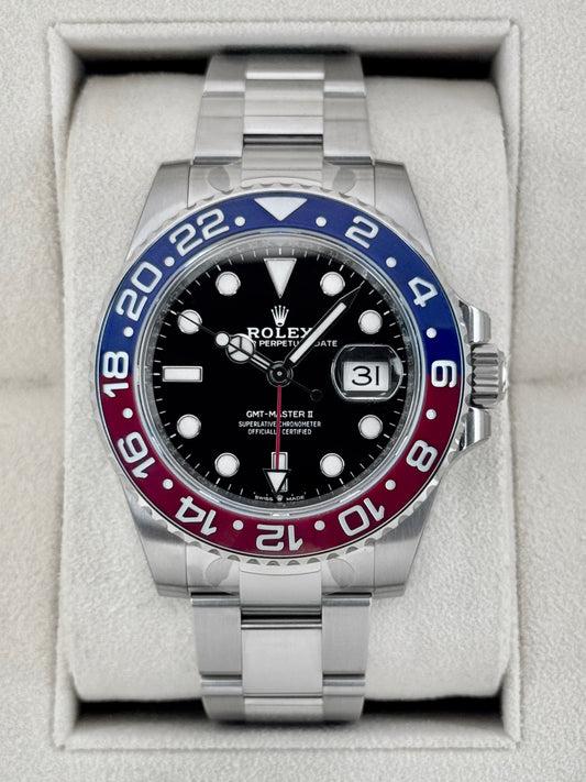 NEW OLD STOCK 2021 Rolex GMT-Master II "Pepsi" 40mm 126710BLRO Oyster (STICKERED)