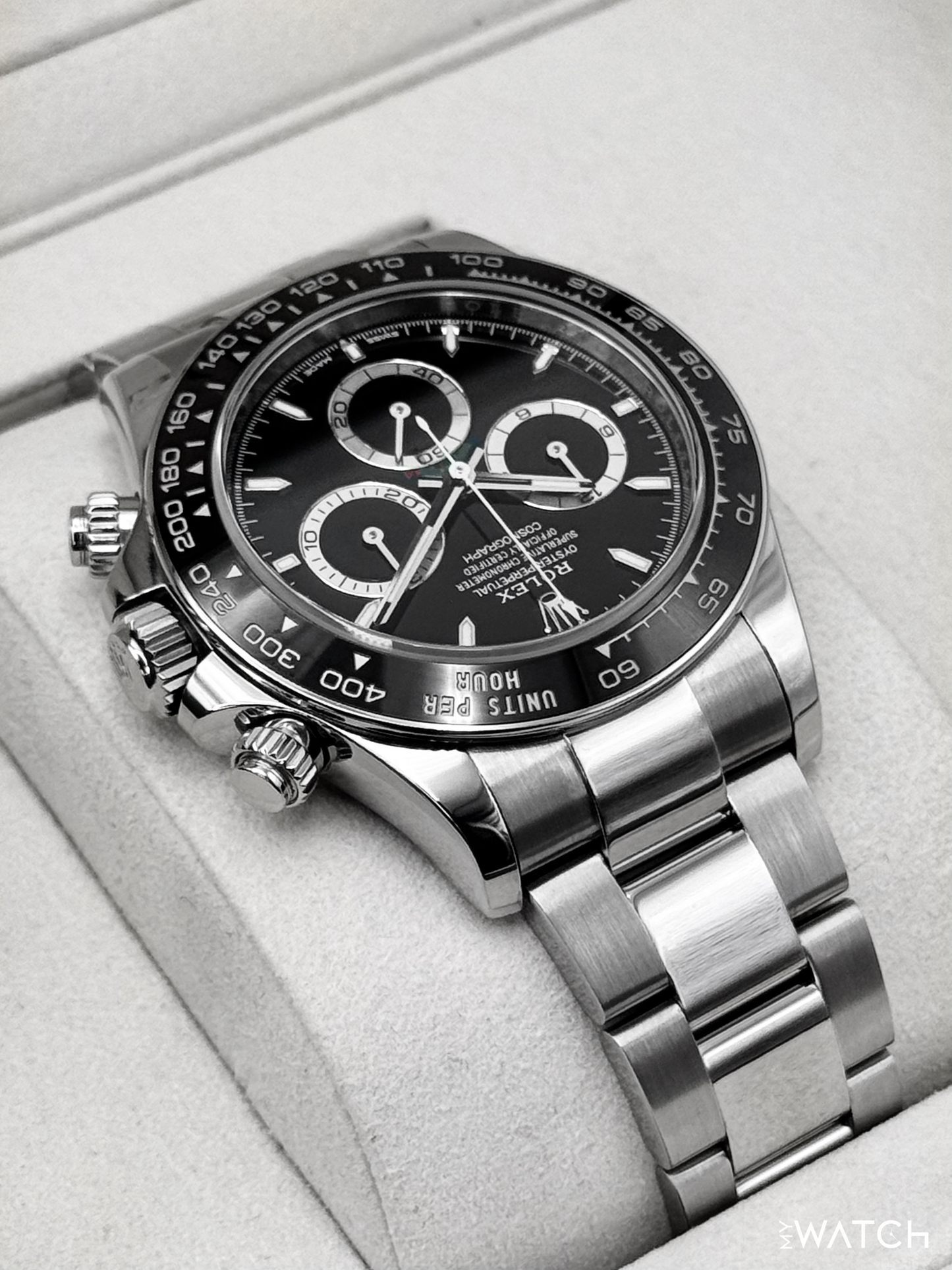 2025 Rolex Daytona 40mm 126500LN Stainless Steel Black Dial - MyWatchLLC